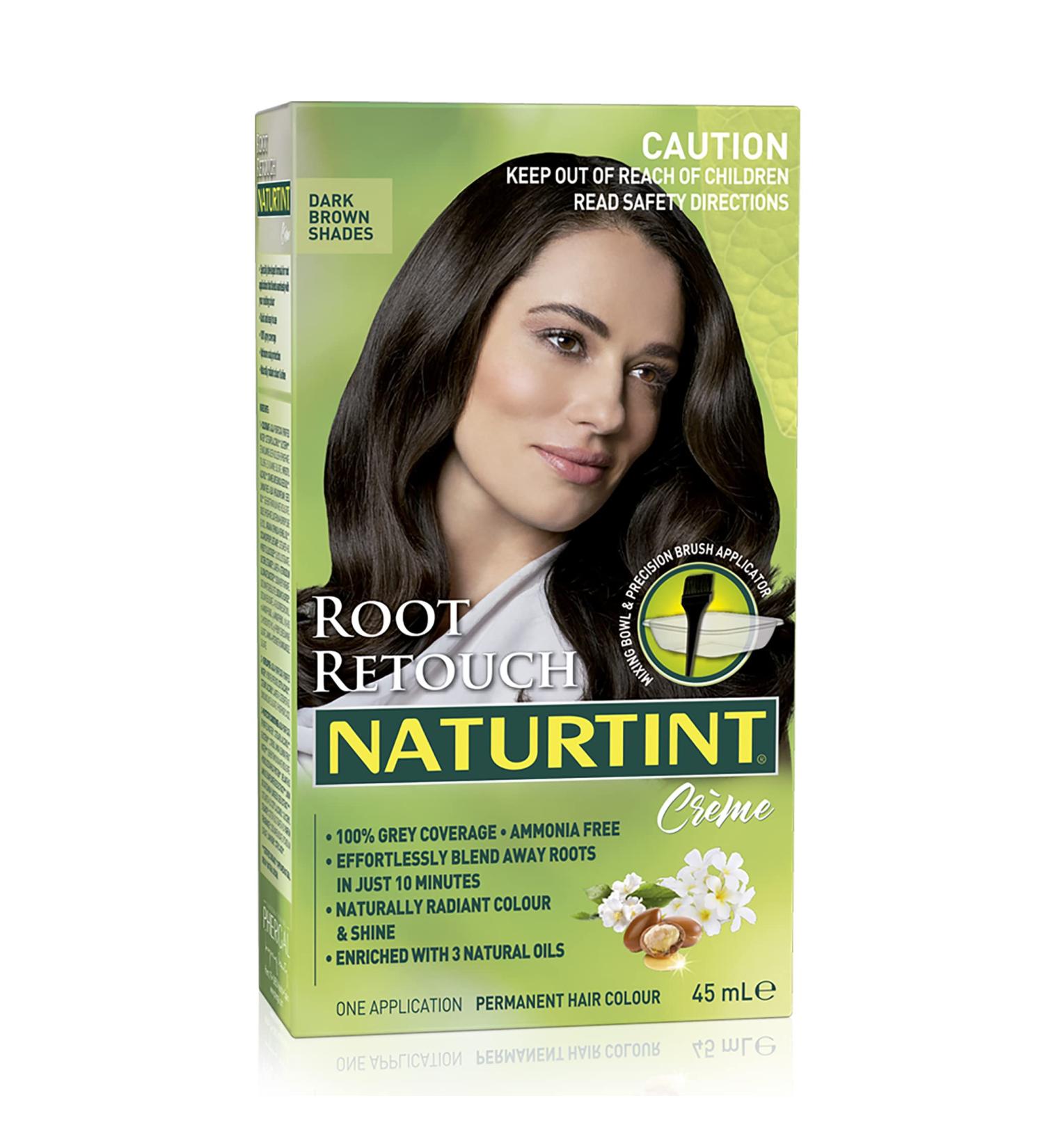 Naturtint Ammonia-Free Root Retoucher Dark Blonde 100% Coverage 45ml Dark brown  - Buy Online on SooperMarket.com