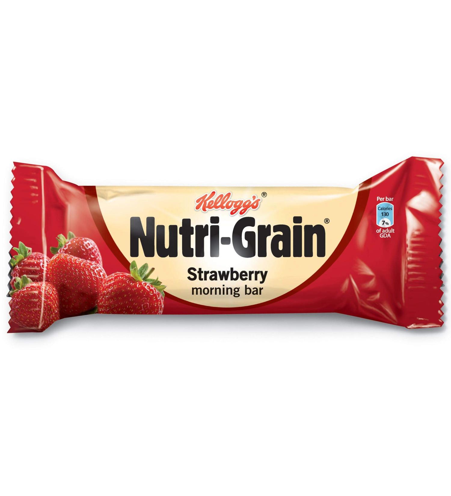 Kelloggs Strawberry Nutri Grain Bars - 25x37g