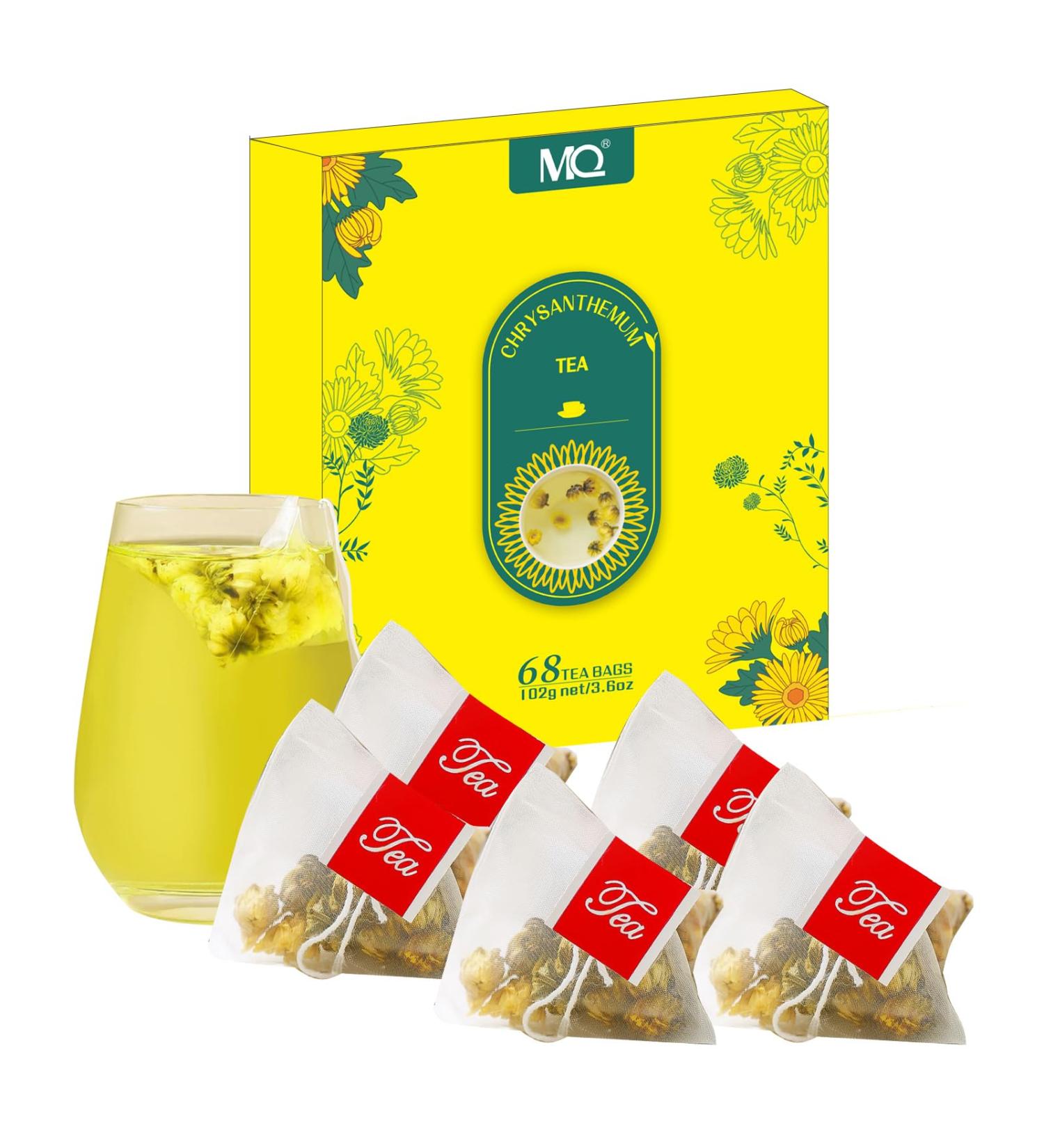MQ Chrysanthemum Tea 68 Bag Natural Dried Flower Tea Caffeine Free Chrysanthemum Buds Tea - Buy Online on SooperMarket.com