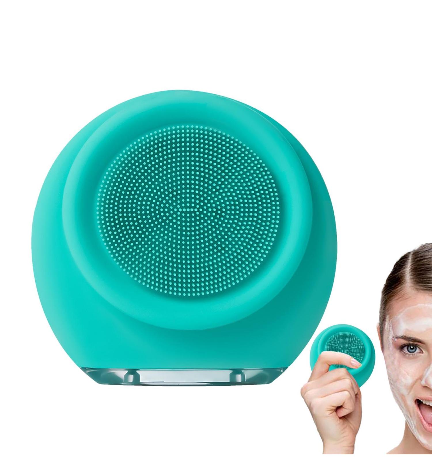DASHIELL Face Brush Cleanser - Electric Facial Brush Gentle Silicone Face Wash Brush Silicone Waterproof Face Brush for Birthdays Anniversaries Facial Cleansing Holidays Green - Buy Online on SooperMarket.com