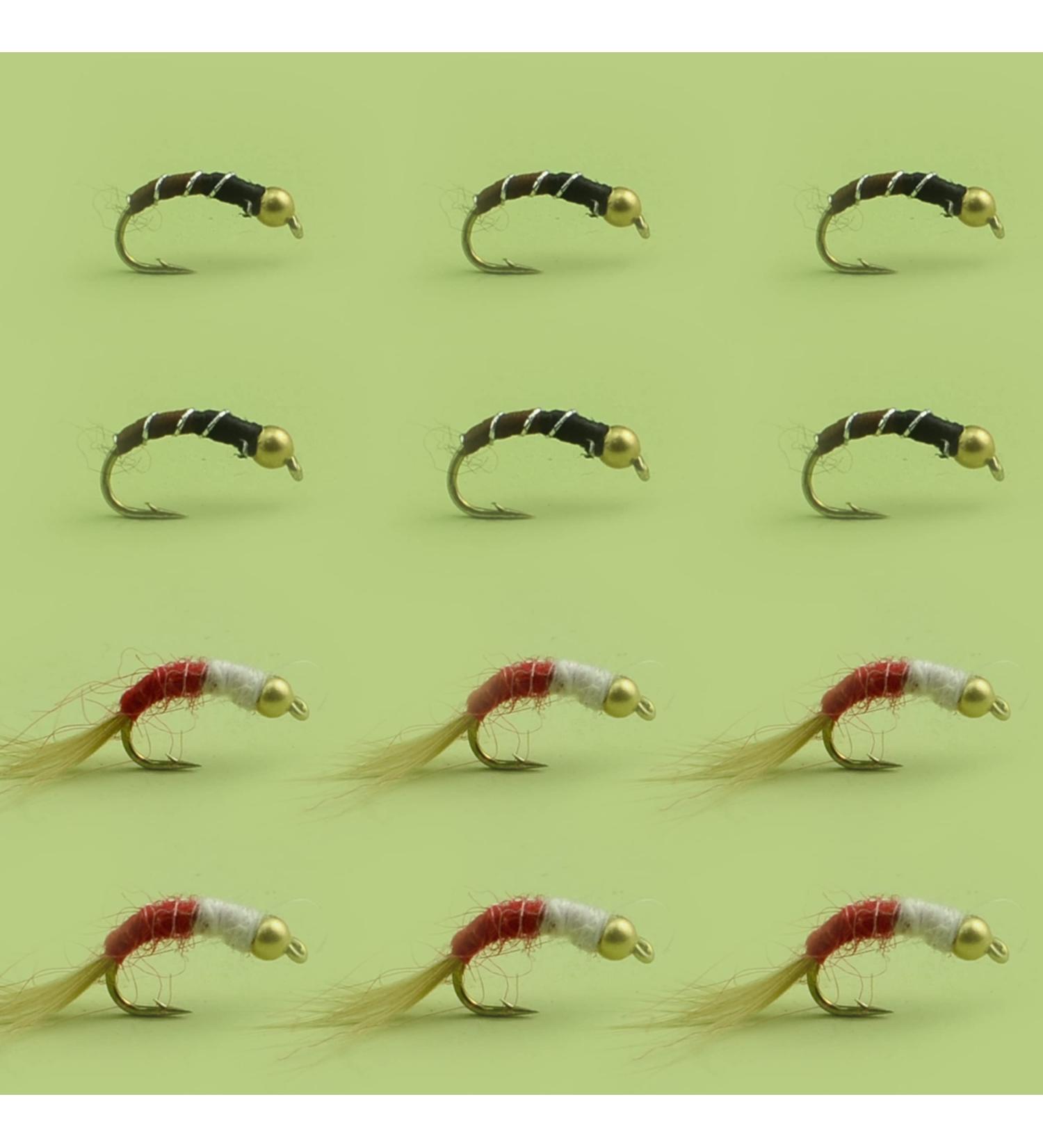 YAZHIDA Fly Fishing Trout Kit - Rainbow Warrior & Zebra 2-Tone | International Shipping Available - Buy Online on SooperMarket.com