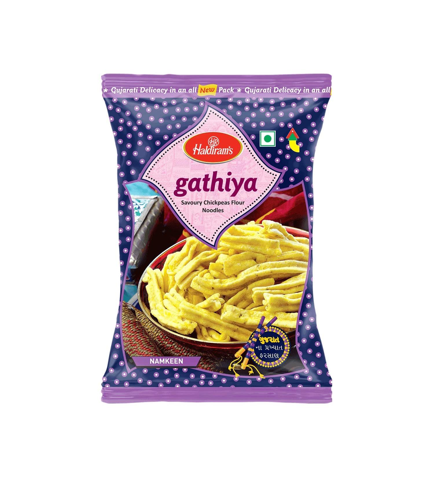 Indianstore24 Haldiram's Gathiya 200g - Authentic Indian Snack (Pack of 1) - Buy Online on SooperMarket.com