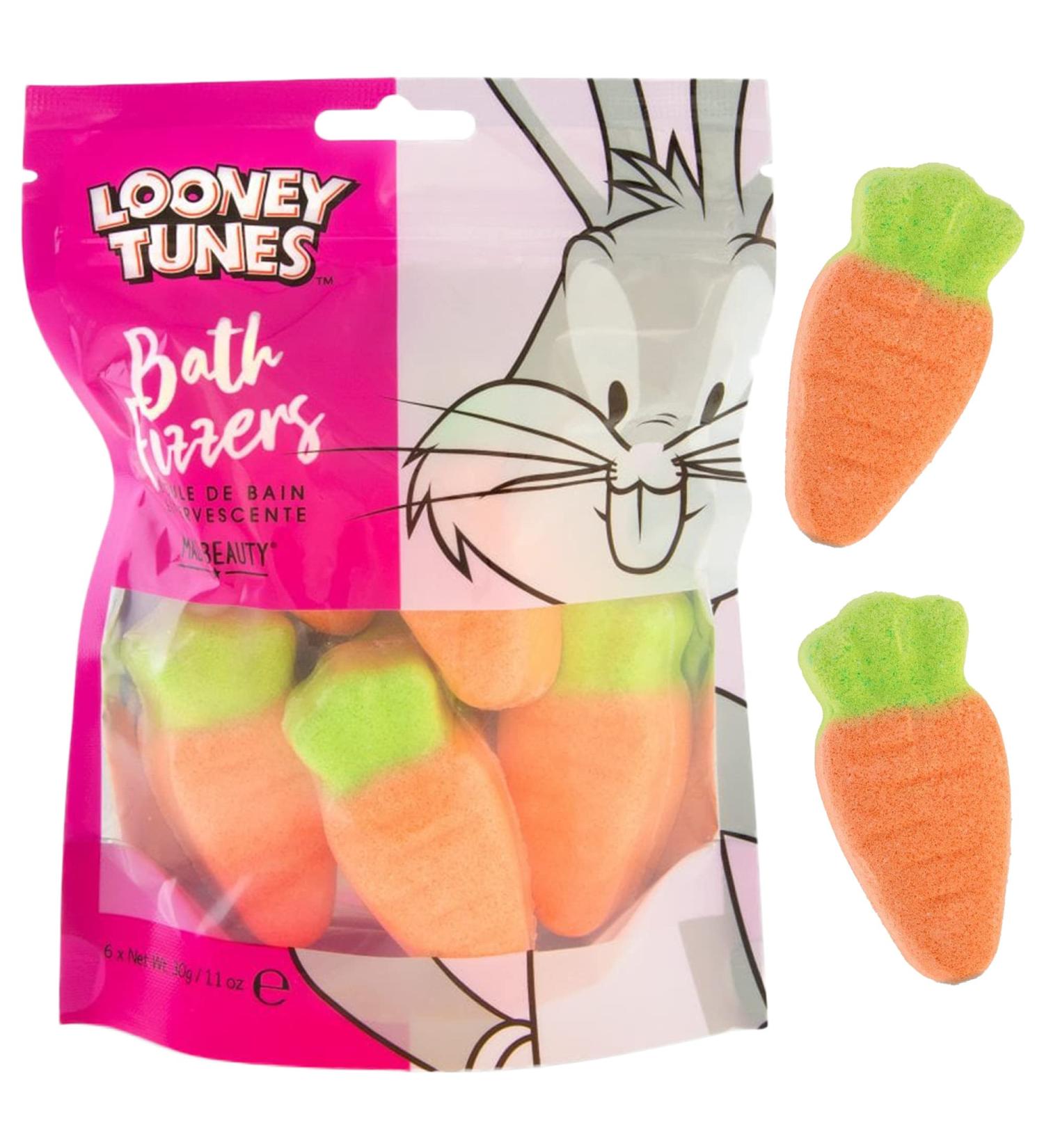 MAD Beauty Looney Tunes Bugs Bunny Carrot Bath Fizzers - Pampering Bath Bomb - Buy Online on SooperMarket.com
