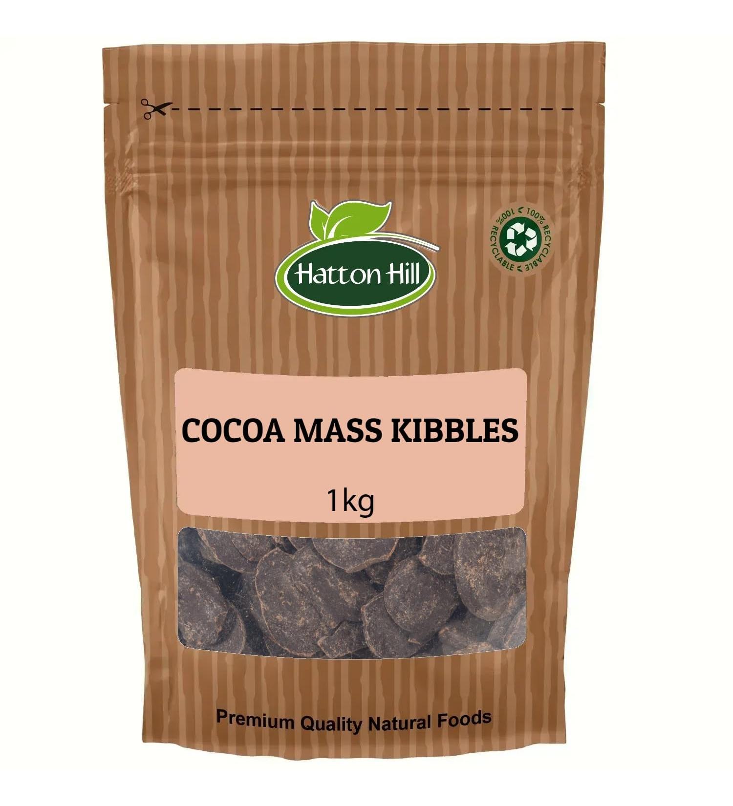Cocoa Mass Kibbles 1kg Cocoa Liquor Liquor Chunks by Hatton Hill