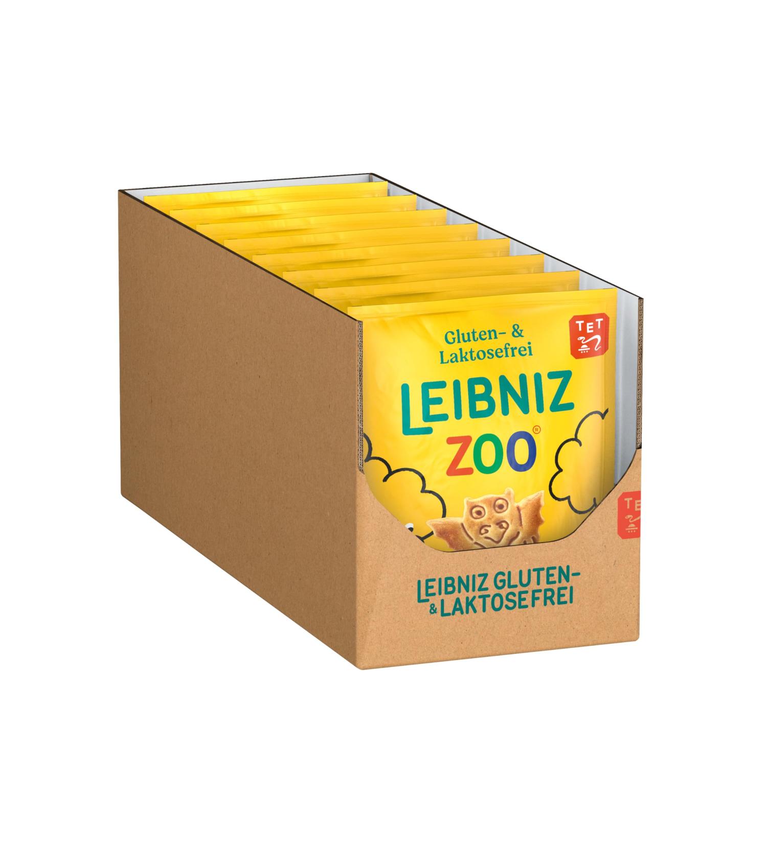 Leibniz Zoo Gluten & Lactose-Free Butter Cookies - 8-Pack (100g Each) | Deliciously Fun Fable Motifs - Perfect for Snacking & Sharing! - Buy Online on SooperMarket.com