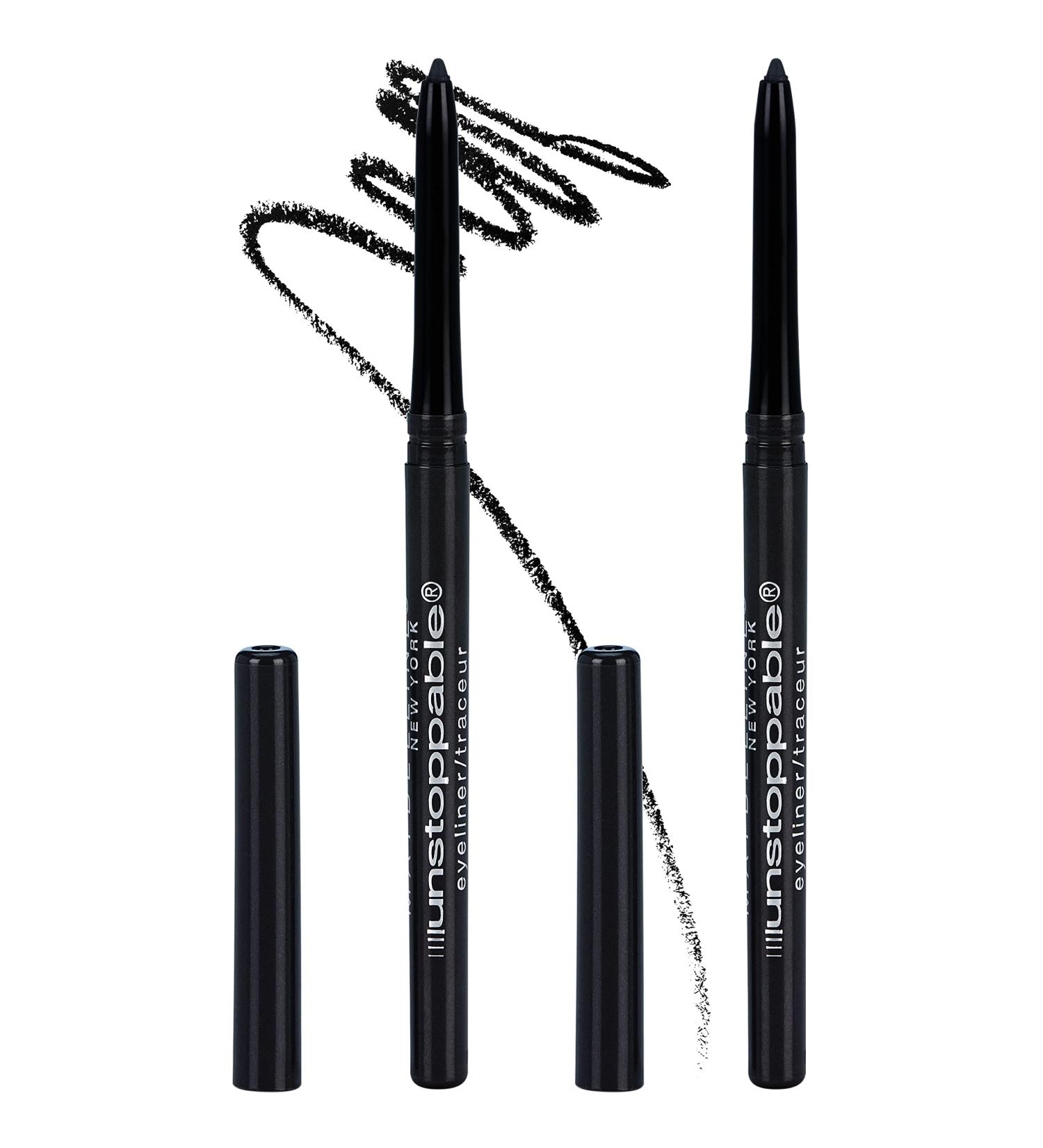 Maybelline Unstoppable Waterproof Mechanical Eyeliner Onyx 2 Count - Pack of 1 - Buy Online on SooperMarket.com