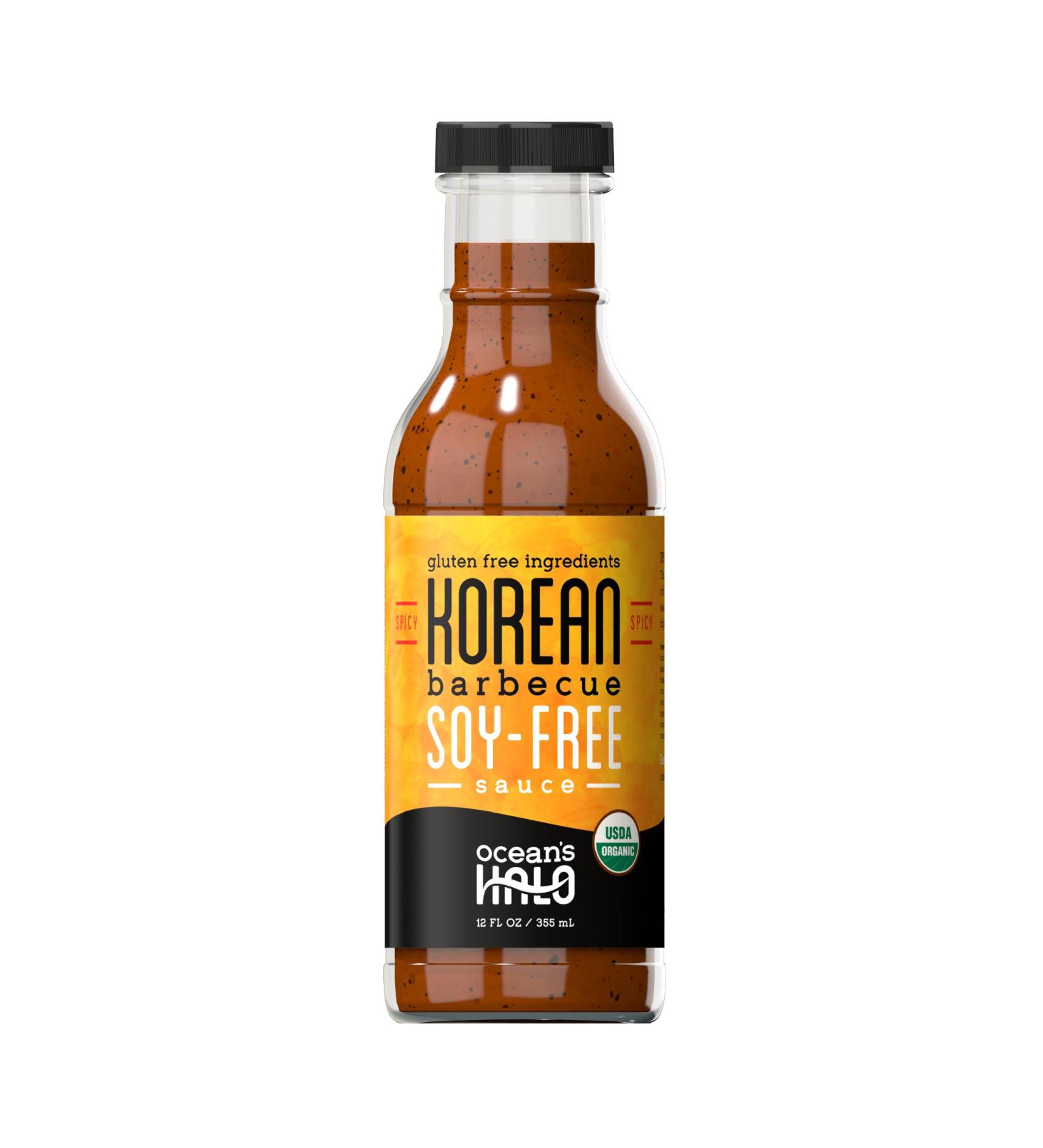 Buy OCEANS HALO Organic Soy Free Korean BBQ Sauce - 12 oz | Vegan & Gluten-Free - Buy Online on SooperMarket.com