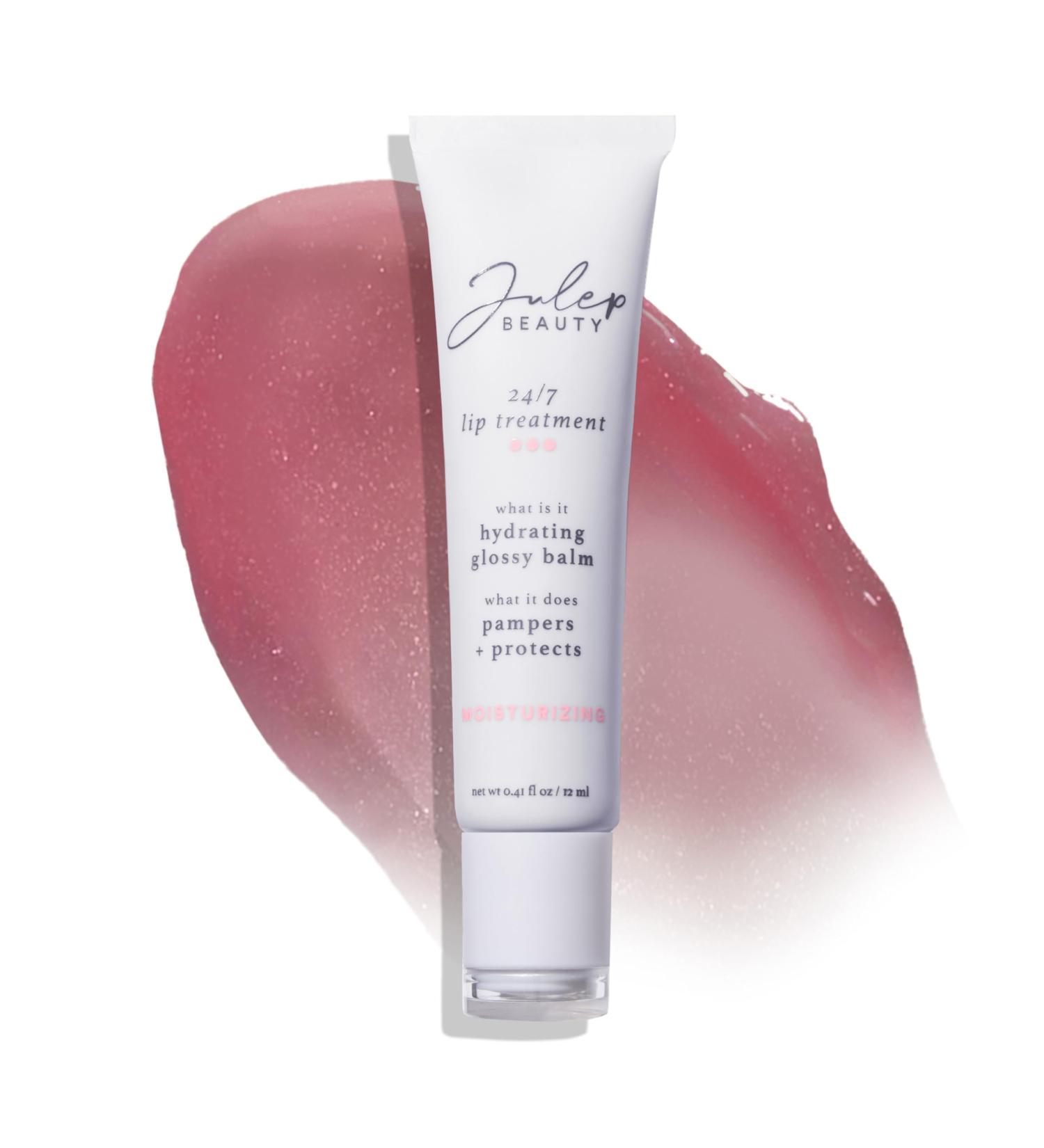 Julep 24/7 Lip Treatment - Hydrating Lip Balm and Lip Sleeping Mask - Moisturising Lip Repair - Soothe Dry Chapped Lips - Shea Butter Pink & Polished (Neutral Pink) - Buy Online on SooperMarket.com