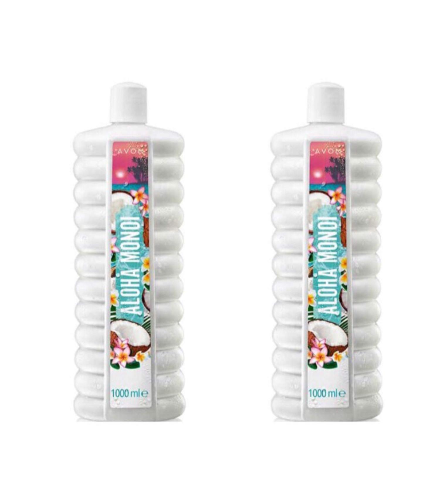Avon Aloha Monoi Bubble Bath 1000 ml (2000 ml) 2 pieces