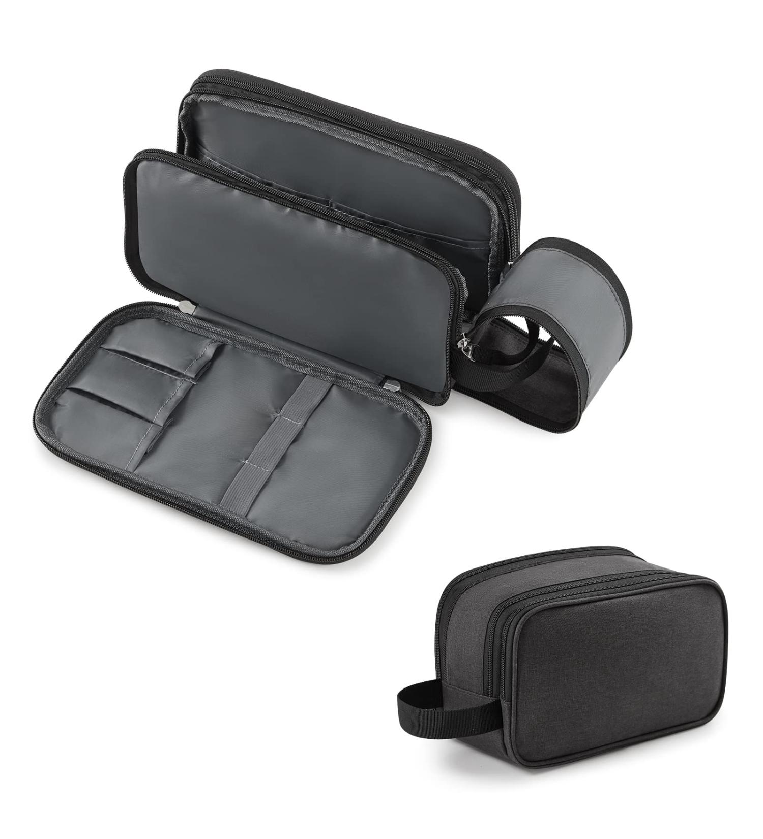 Lifewit Men's Large Travel Toiletry Bag - Water-Resistant Dopp Kit for Full Size Toiletries - Medium Black - Buy Online on SooperMarket.com