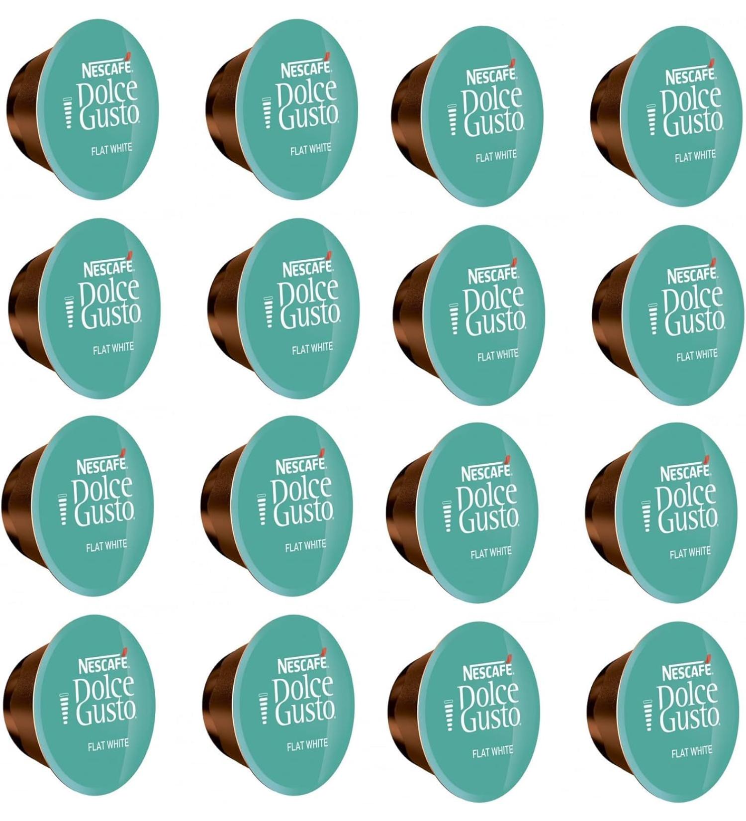 60 x Dolce Gusto Flat White Pods 60 Capsules 60 Drinks Sold Loose - Buy Online on SooperMarket.com
