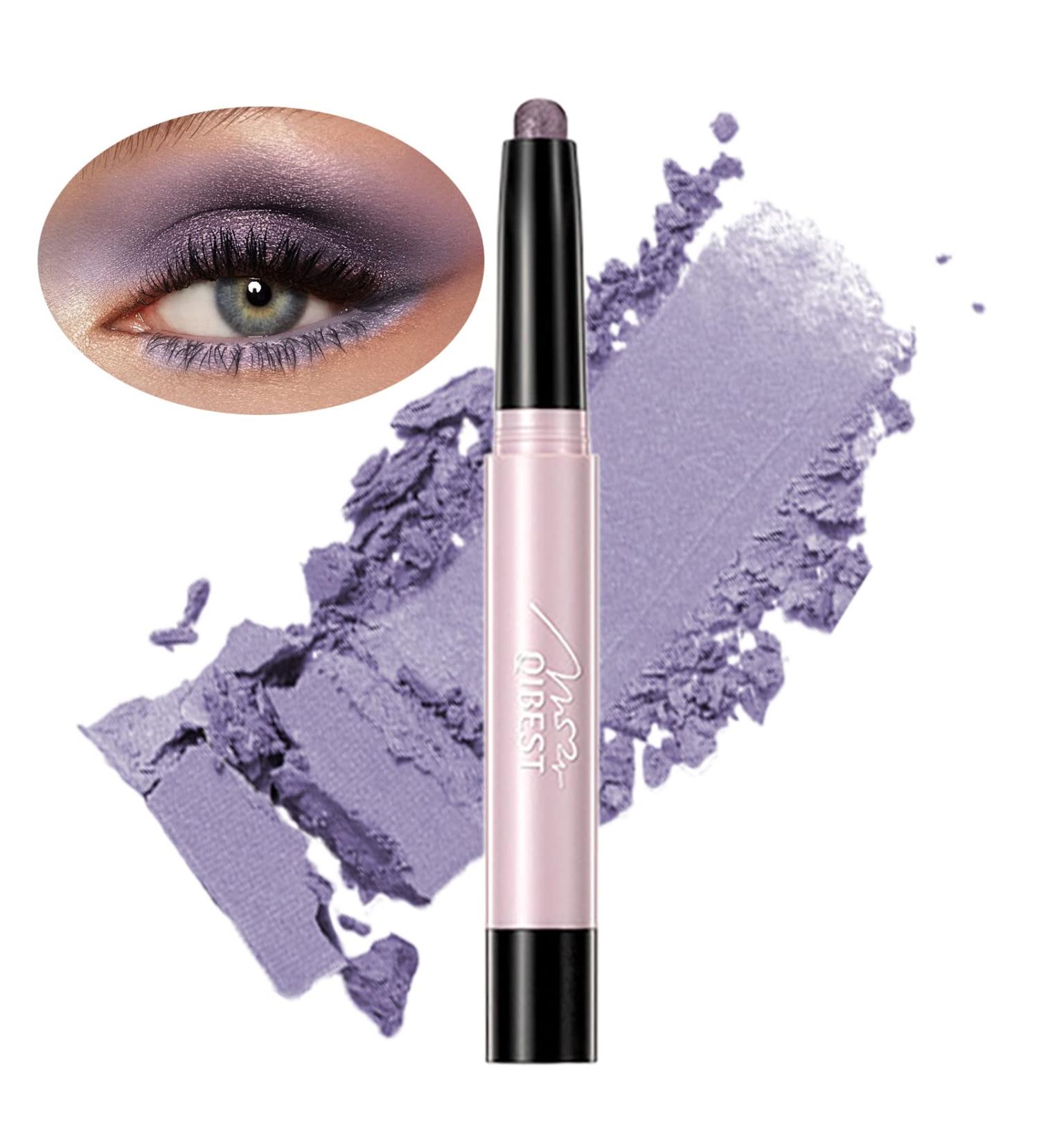 iGuzvaw Matte Eyeshadow Stick Cream to Powder | Waterproof Eye Shadow & Eyeliner Pencil | Long Lasting & Buildable Neutral Eye Makeup (Shimmer 12 Periwinkle Purple) - Buy Online on SooperMarket.com