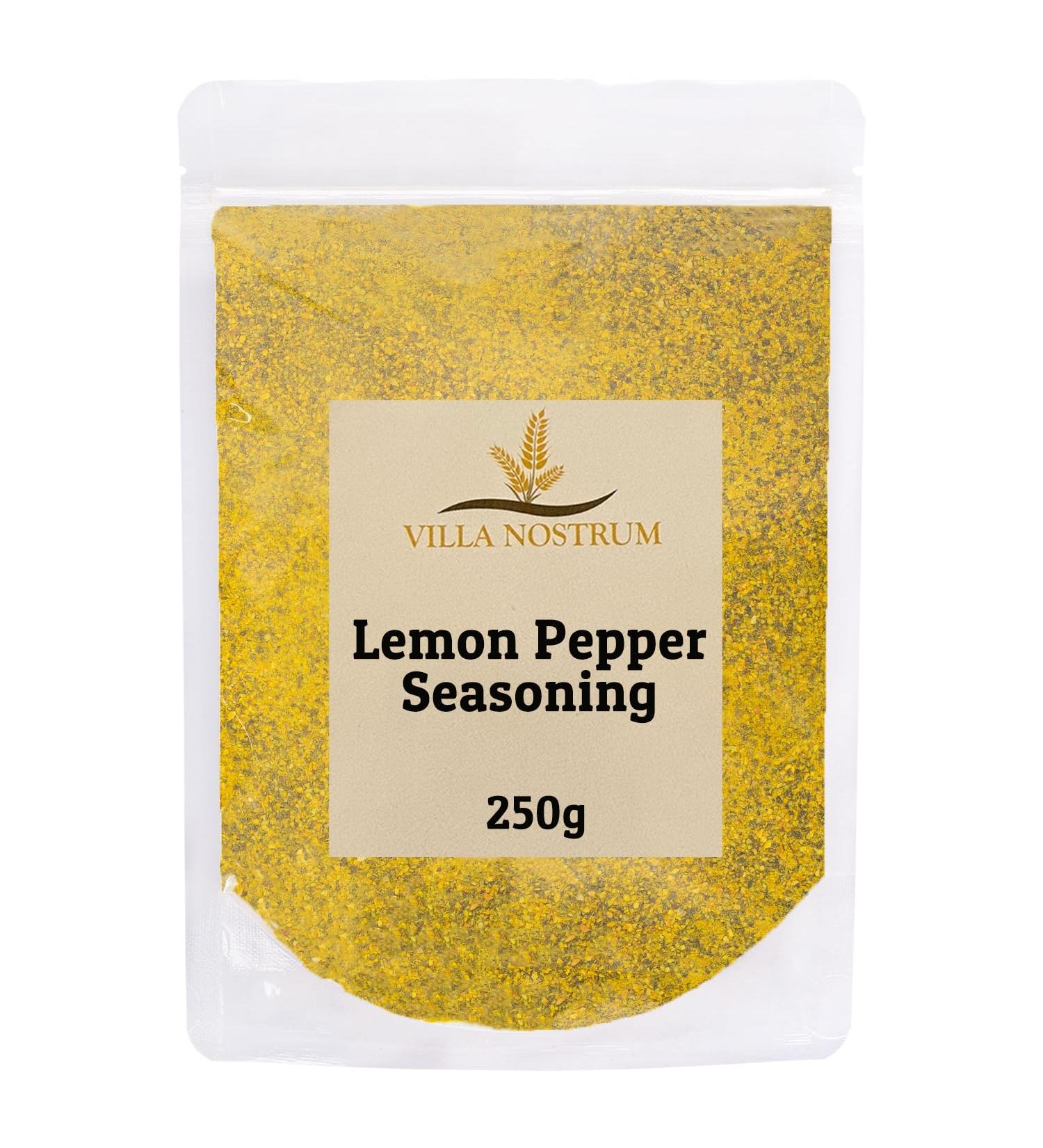Lemon Pepper Seasoning 250g by Villa Nostrum - Buy Online on SooperMarket.com