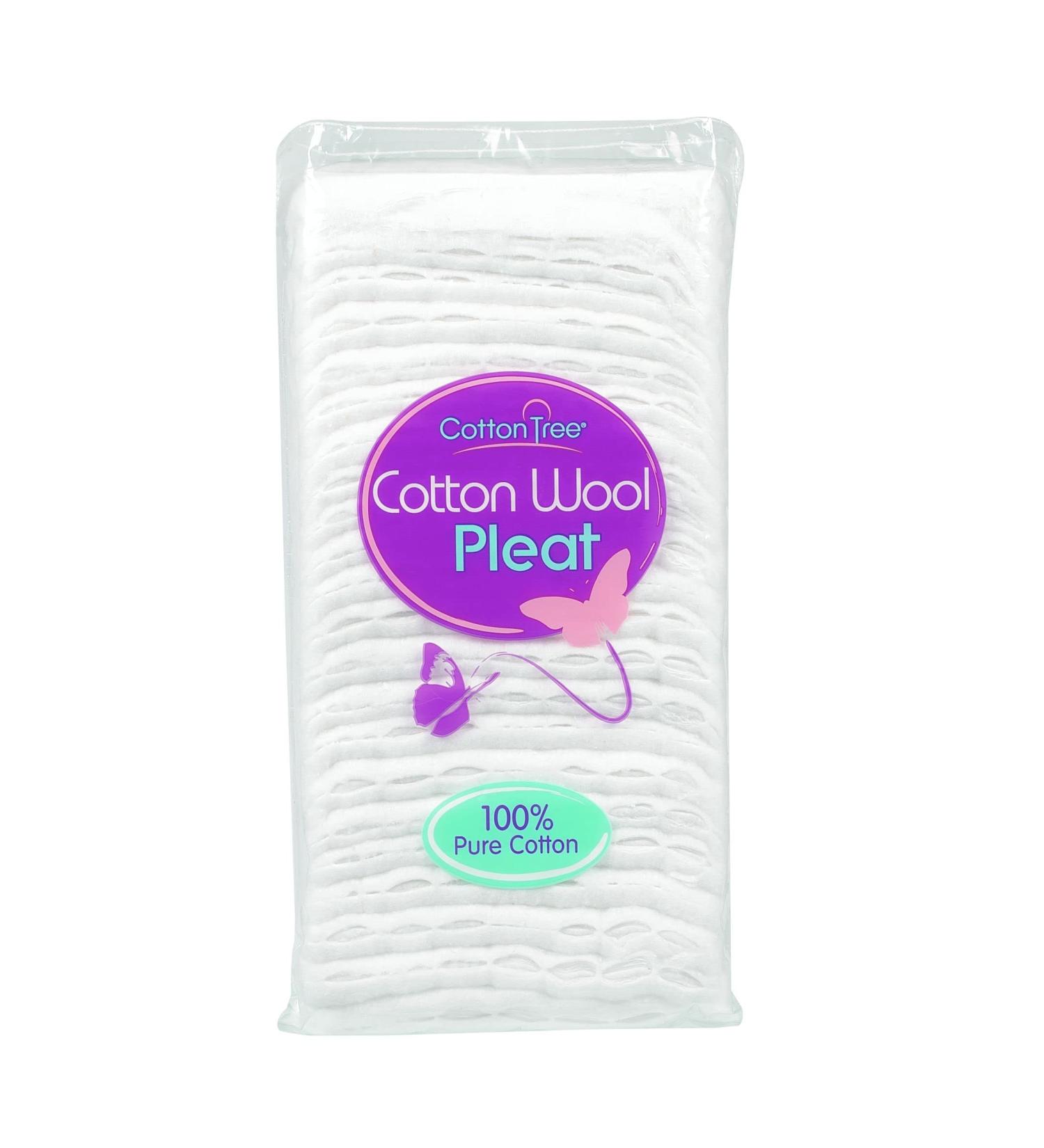 Cotton Tree 100% Pure Cotton Soft Wool Pleat White 115g - Buy Online on SooperMarket.com