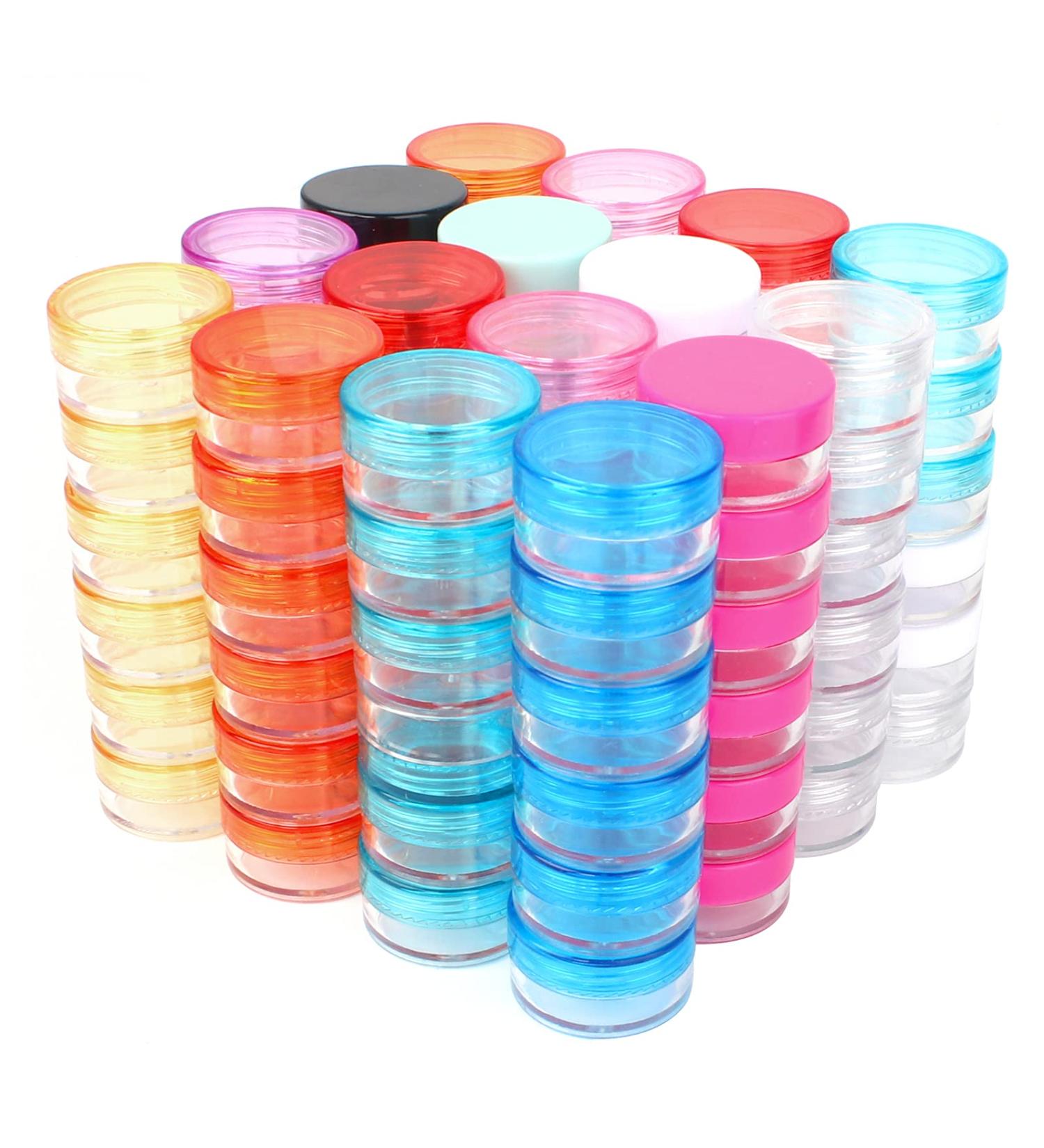 96-Piece Jubaopen Cosmetic Container Set - Mini Doses for Lip Balm Lotion & Cream (5G) - Perfect for Samples & Organizing - Buy Online on SooperMarket.com