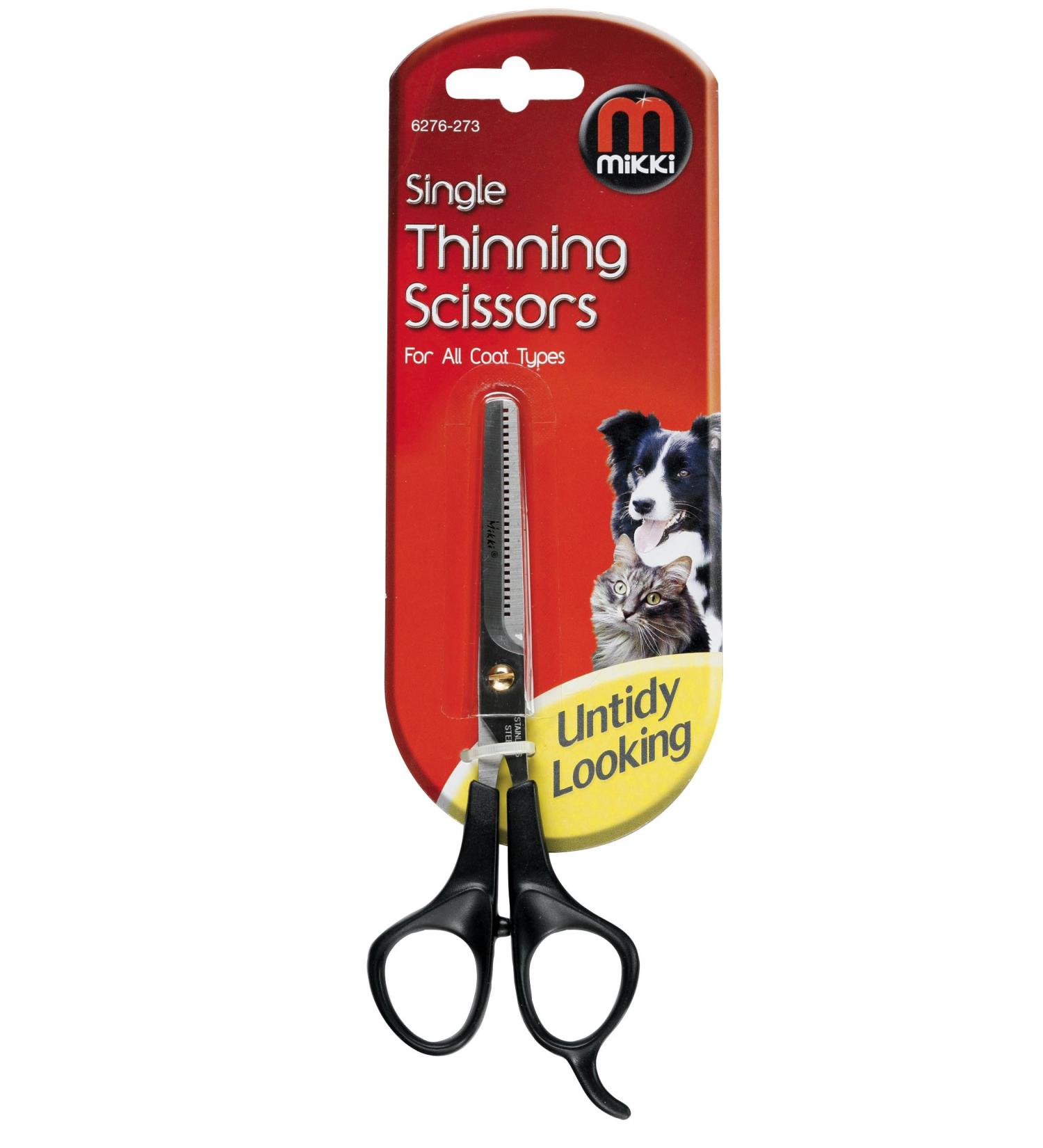 Mikki Grooming Single Thinning Scissors for All Coats