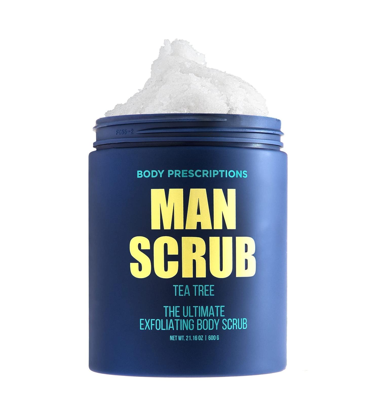 Body Prescriptions Men's Tea Tree Body Scrub - Ultimate Exfoliating Formula - 1.35 lb Jar - Buy Online on SooperMarket.com