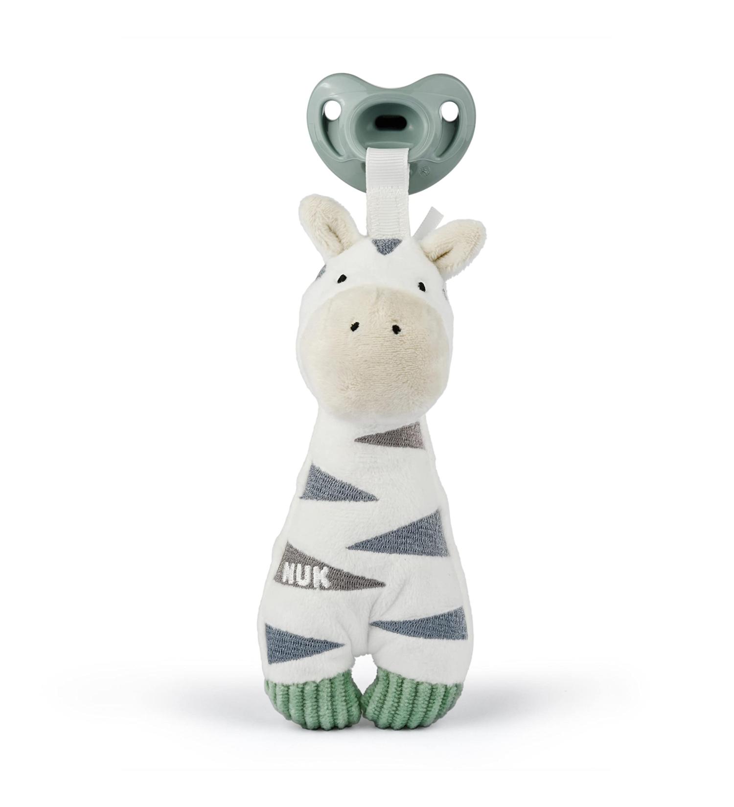 NUK Besties Pacifier Holder - Zebra Print Design | 1 Pack - Buy Online on SooperMarket.com