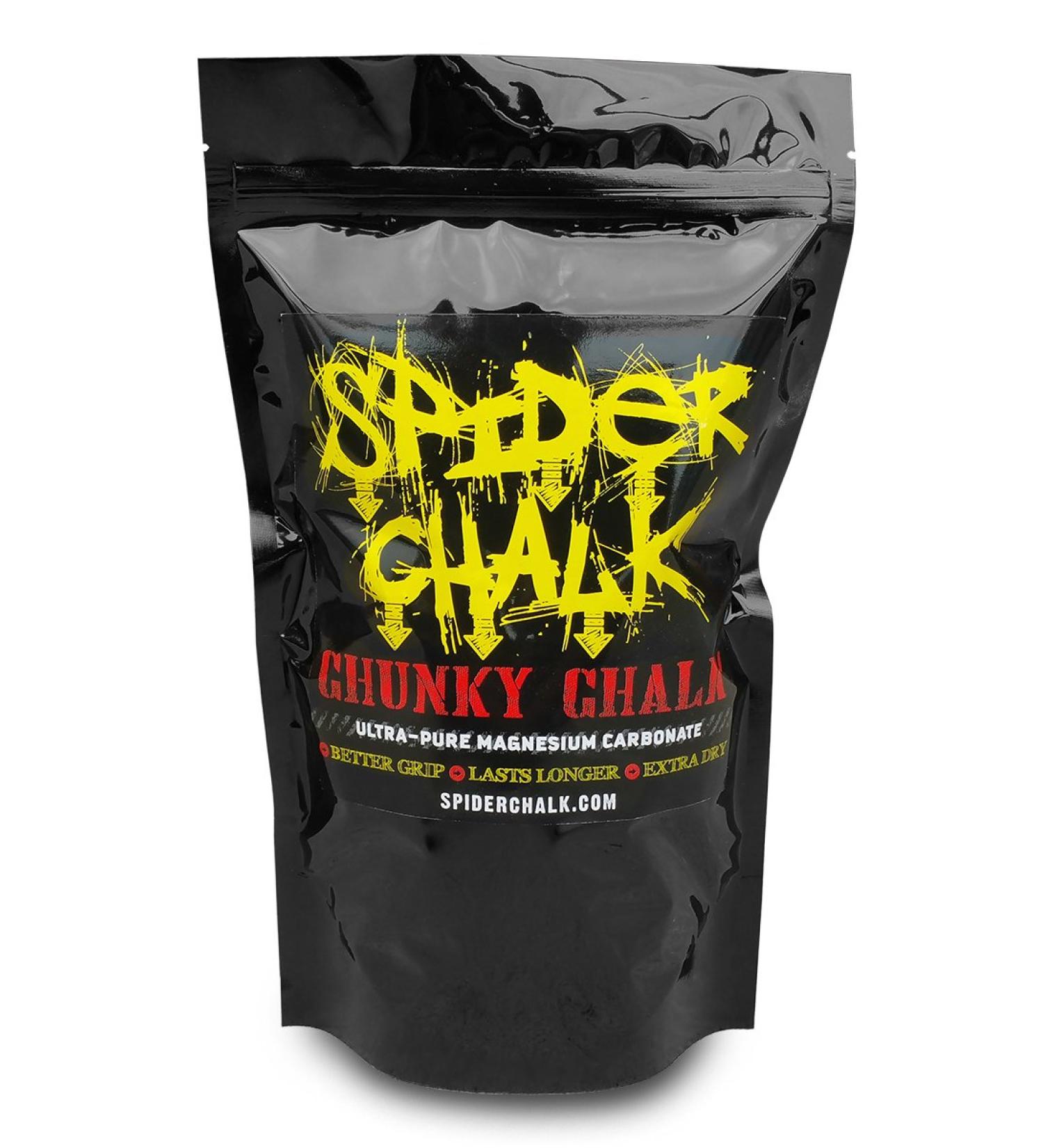 Spider Chalk Chunky Chalk 8 oz. Bag - Extra Dry Long-Lasting Grip for Rock Climbing - Indoor & Outdoor Bouldering - Buy Online on SooperMarket.com