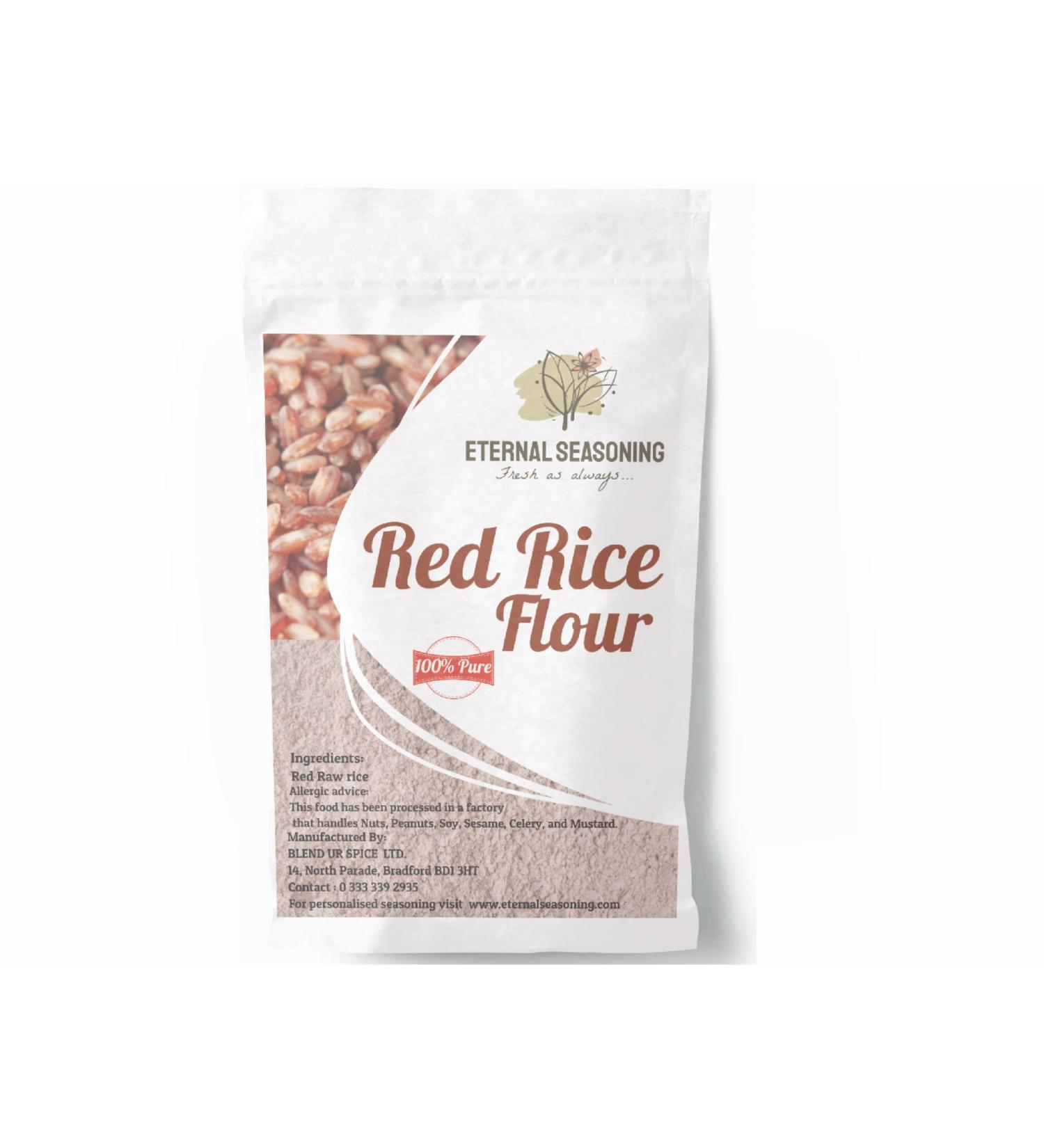 Red rice Flour - 500g | Eternal Seasoning | Freshly ground to orders | 100% Pure - Buy Online on SooperMarket.com