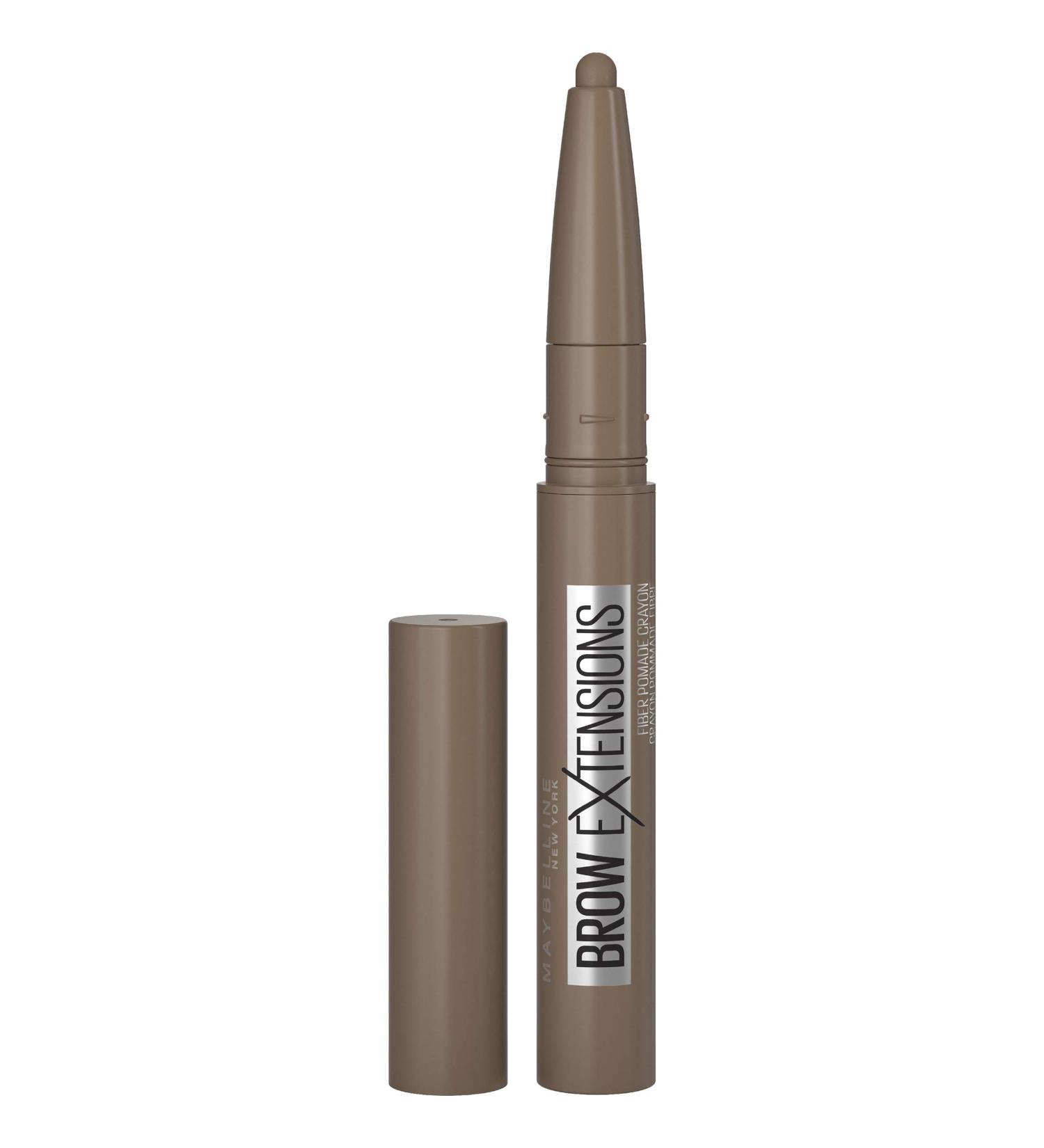 Maybelline New York Brow Extensions Fiber Pomade Crayon Eyebrow Makeup  Soft Brown  1 Count 255 SOFT BROWN - Buy Online on SooperMarket.com