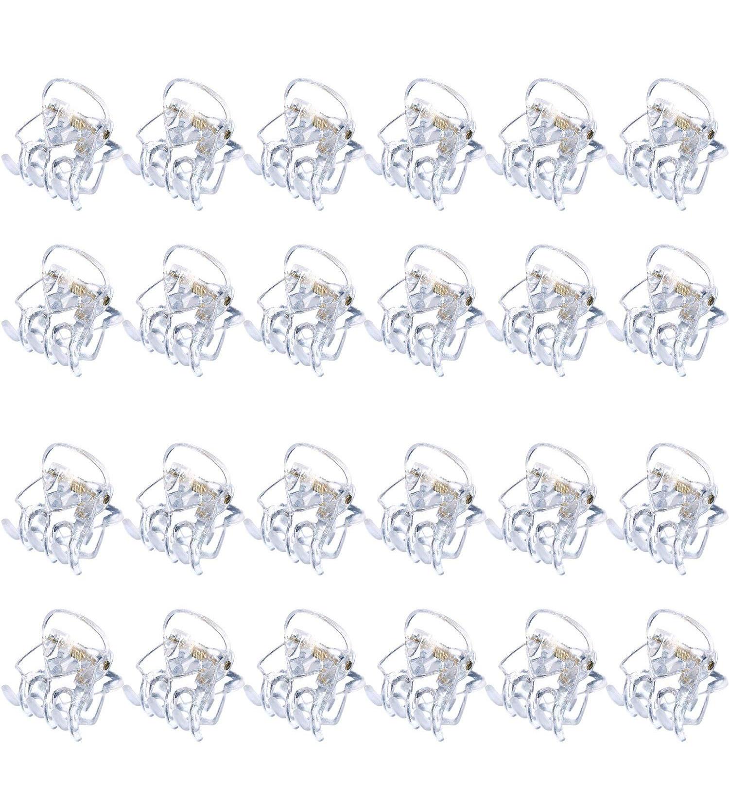32 Pack Mini Black Plastic Hair Clips & Barrettes for Girls and Women - Perfect Hair Accessories for Every Style - Buy Online on SooperMarket.com