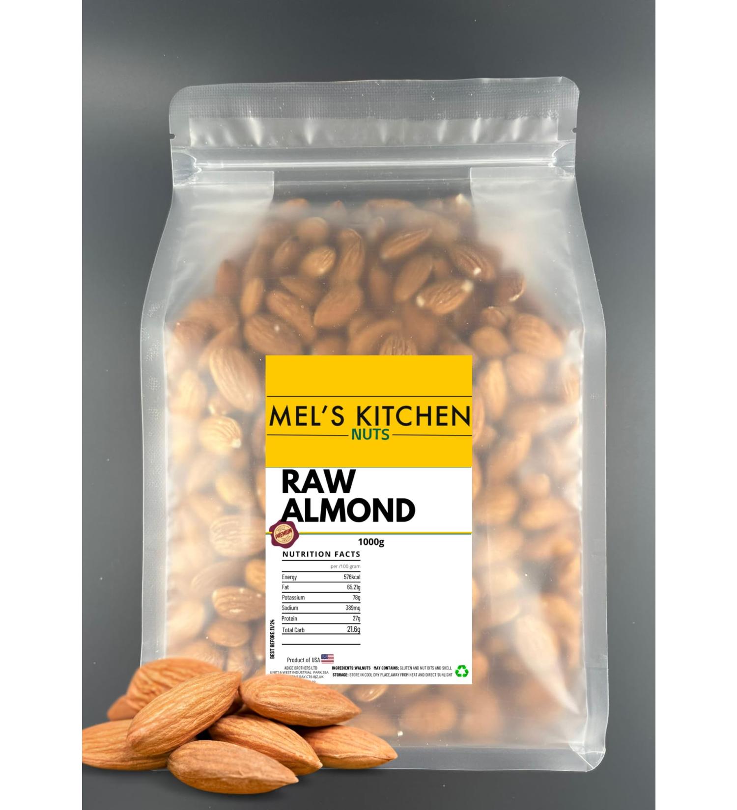 Mel's Kitchen Californian Almond 1000g - Buy Online on SooperMarket.com