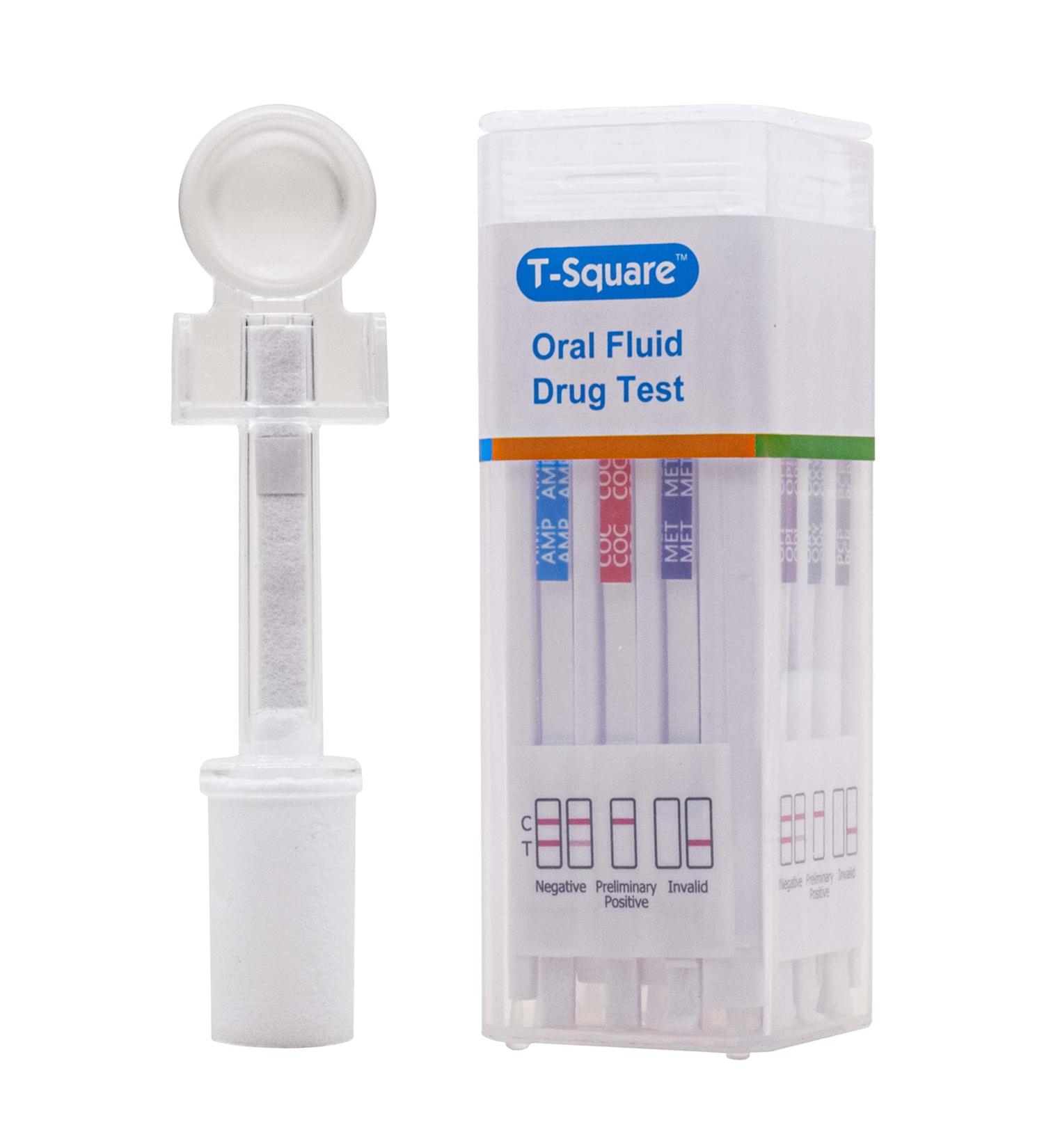 Prime Screen 7 Panel Oral Saliva Drug Test Kit - 5 Pack for Employment & Insurance Testing - AMP, COC, MET, OPI, OXY, PCP, THC - ODOA-376 - Buy Online on SooperMarket.com