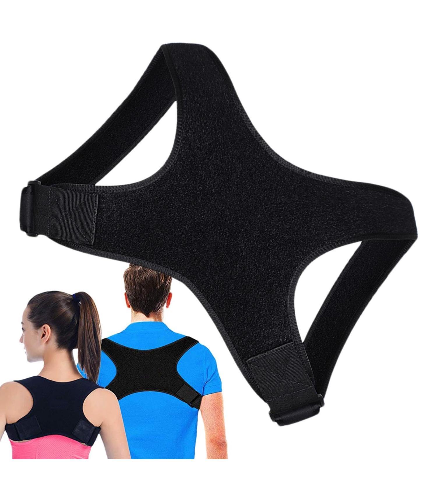 Back Brace Posture Corrector | Breathable & Soft Upper Back Support Back Support Shoulder Brace with Adjustable Fit for Daily Comfort - Buy Online on SooperMarket.com