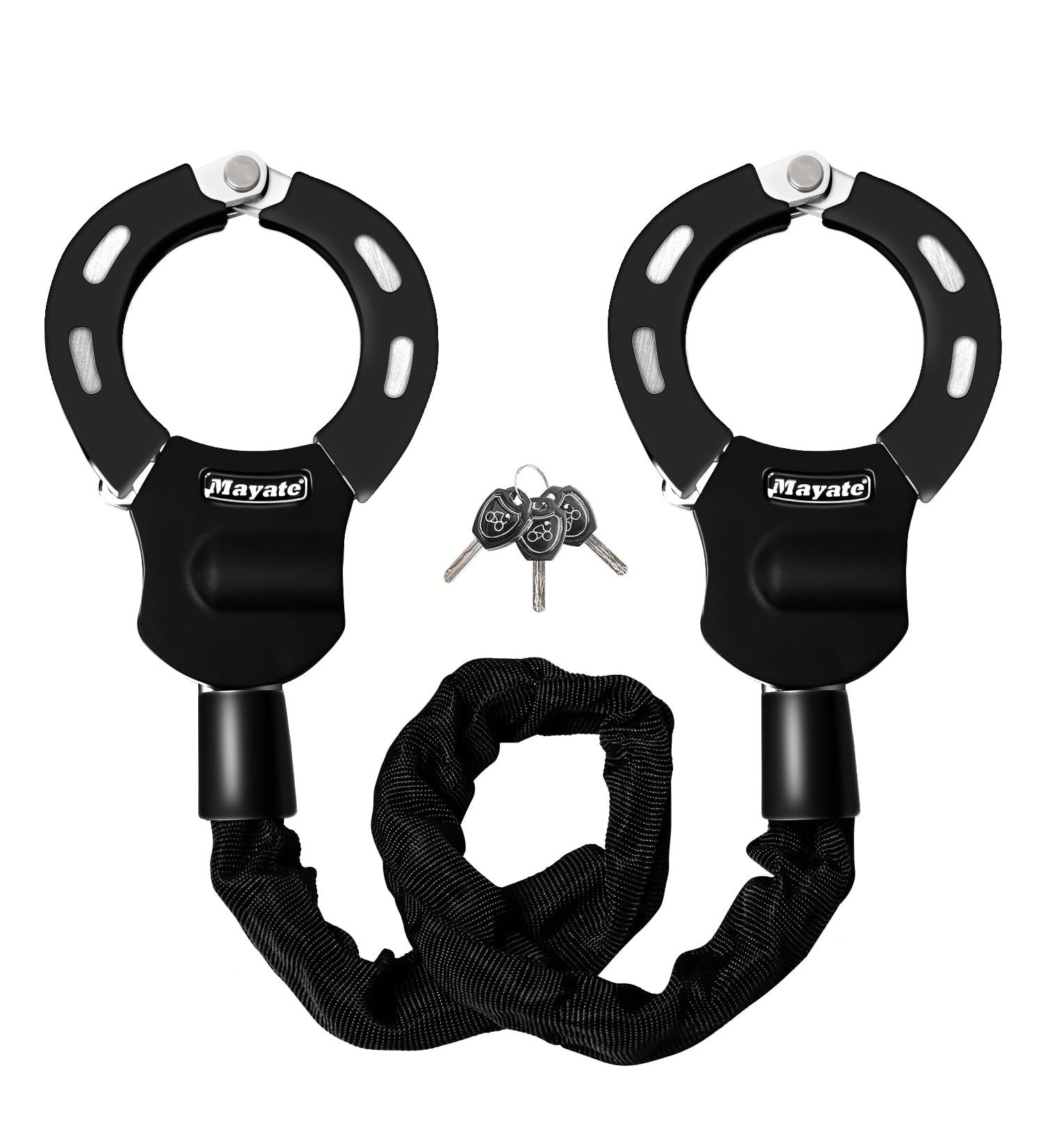 High Security E-Scooter & Bicycle Lock | Handcuff Lock with Key | Compatible with Segway Ninebot Xiaomi Niu | Essential E-Scooter Accessories - Buy Online on SooperMarket.com