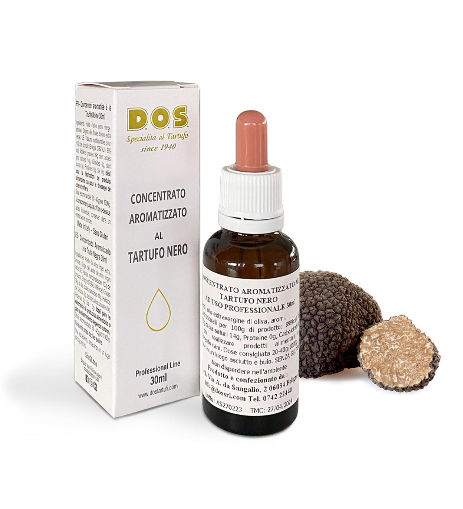 Black Truffle Flavour Concentrate 30ml | Extra Strong Truffle Essence for Professionals - DOS Specialit   al Tartufo Since 1940 - Buy Online on SooperMarket.com