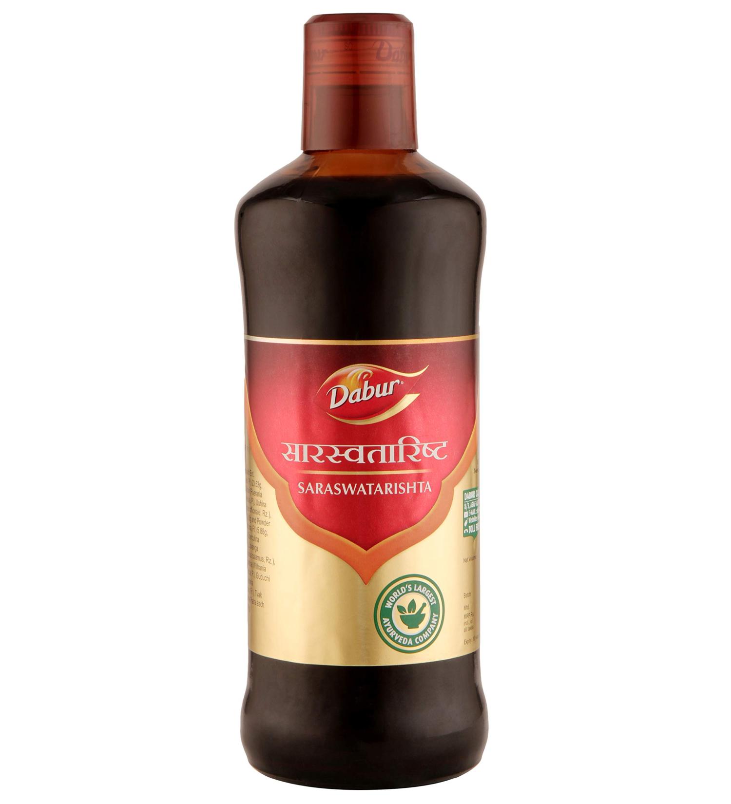 DABUR Dabur Saraswatarishta - 45 Ml(45 Ml (Pack Of 1) Brown) - Buy Online on SooperMarket.com