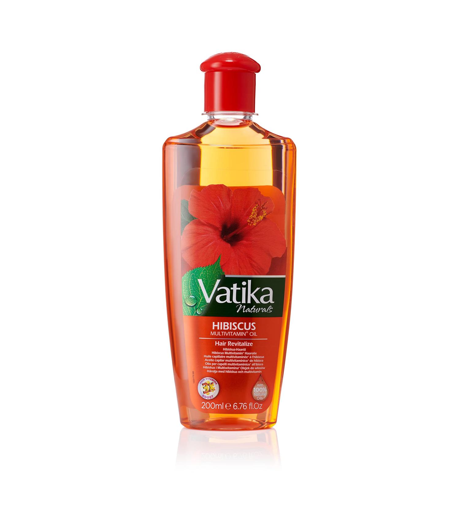 Vatika Hibiscus Multivitamin Hair Oil 200ml - Hair Revitalization Nourishing & Strengthening | International Shipping - Buy Online on SooperMarket.com