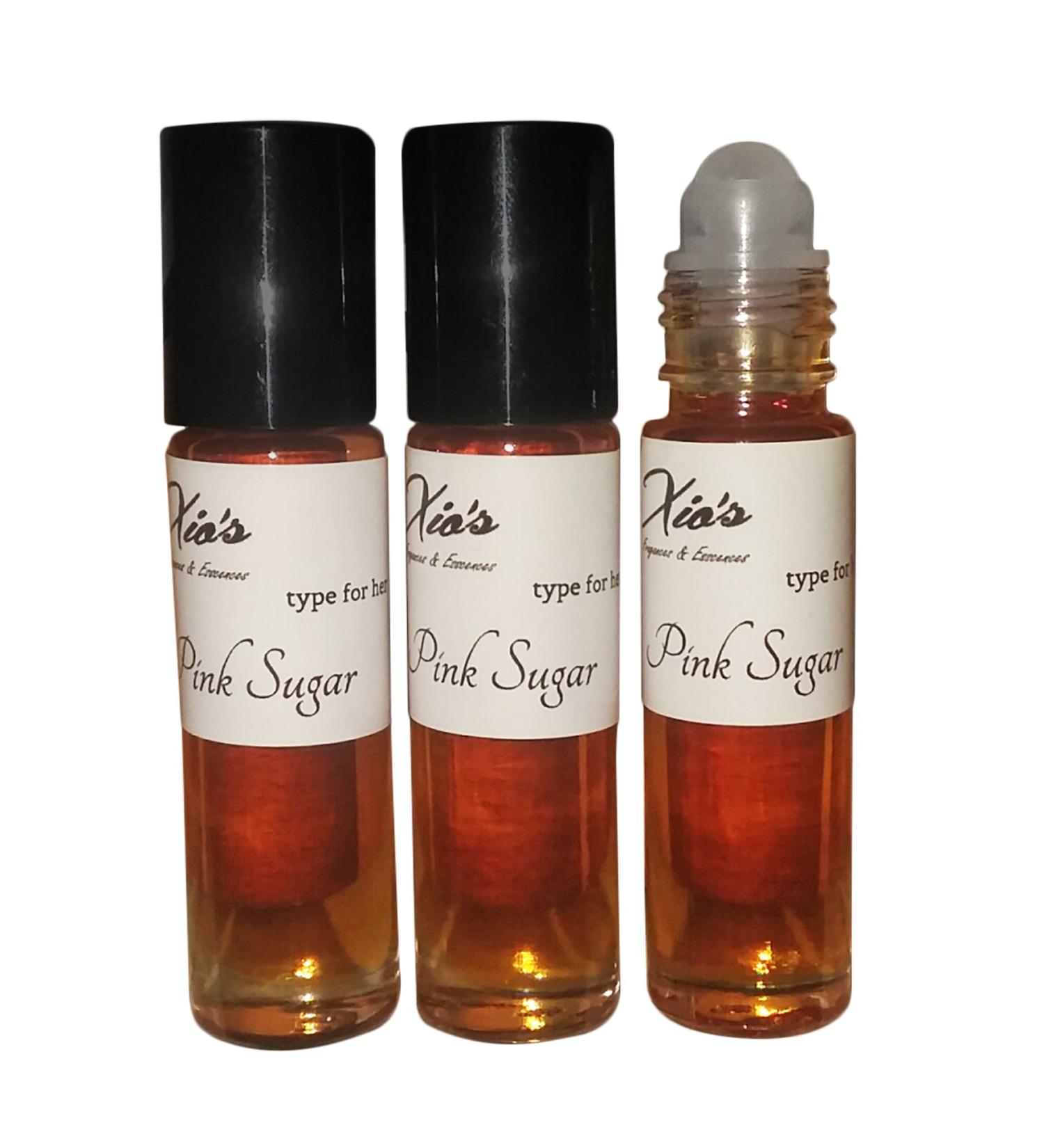 Pink Sugar Fragrance Body Long Lasting Body Oils (Best Fragrances Affordable Alternative Generic Version) Set of 3 10.35 ml Roll-on