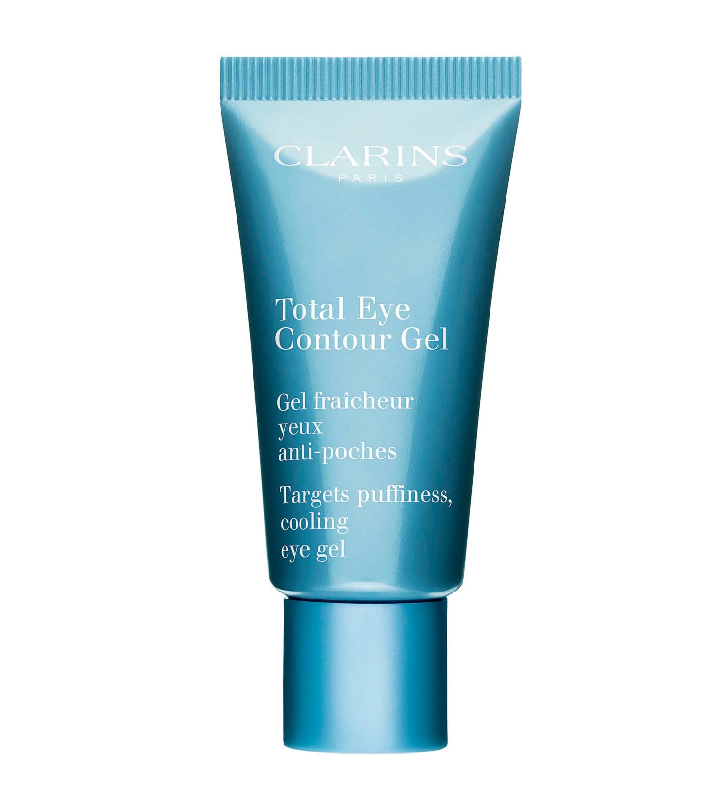 Clarins Total Eye Contour Gel - Dark Circle and Puffiness Reduction | Cooling, Hydrating, and Soothing | Natural Ingredients | All Skin Types | 0.6 oz - Buy Online on SooperMarket.com