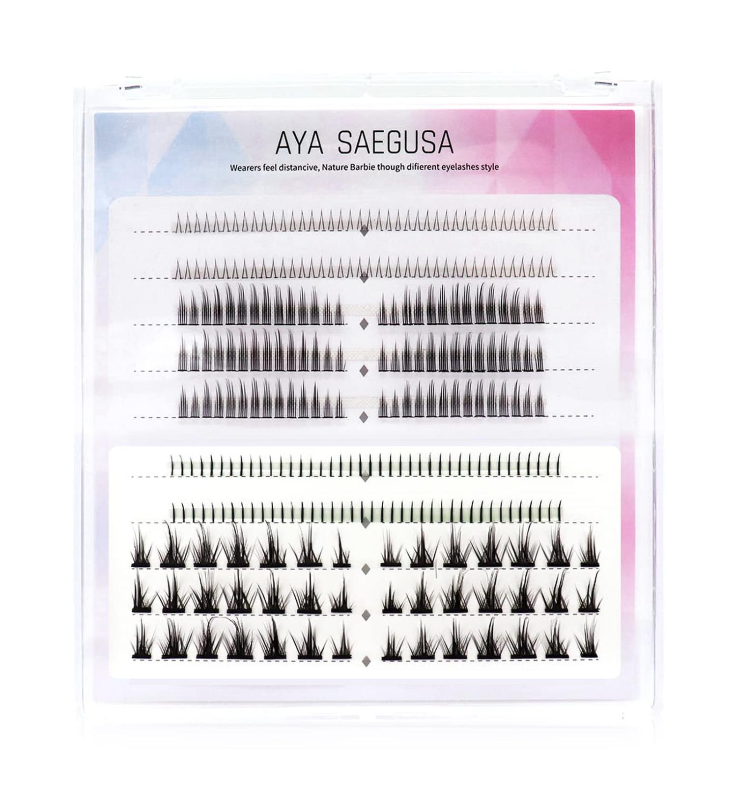 Shop Manga Lash Clusters | Natural Look Segmented Individual Eyelashes - DIY Lash Extensions in 2 Styles - Buy Online on SooperMarket.com