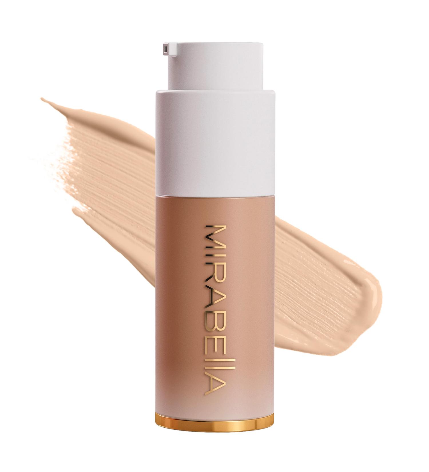 Mirabella Invincible HD Liquid Foundation - Anti-Aging Full Coverage Moisturizing & Lightweight Face Makeup for All Skin Types (Light L100) - Shop Internationally - Buy Online on SooperMarket.com