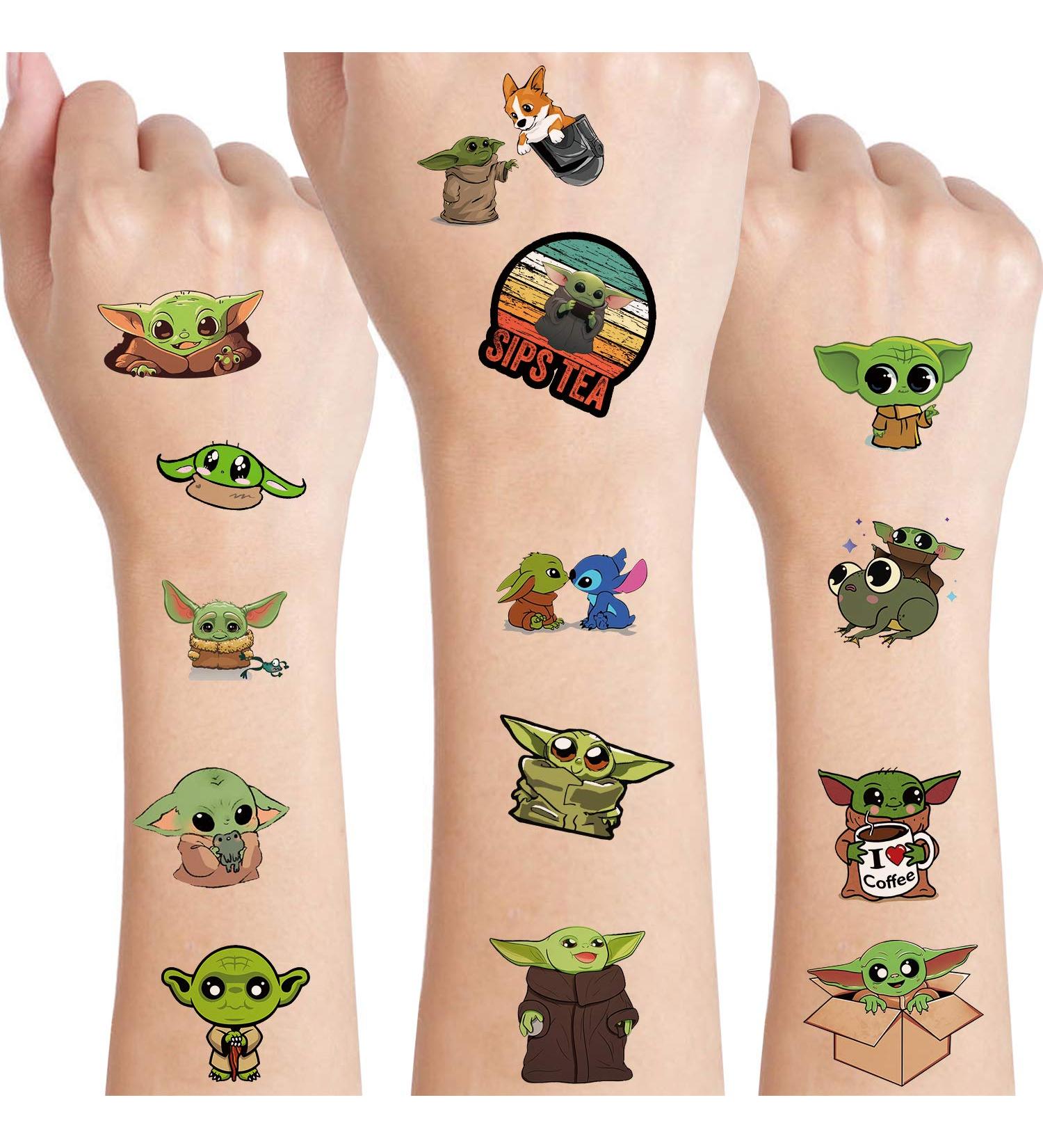 Cute Alien Temporary Tattoos - Perfect for Kids' Alien Theme Birthday Parties and Baby Showers! - Buy Online on SooperMarket.com