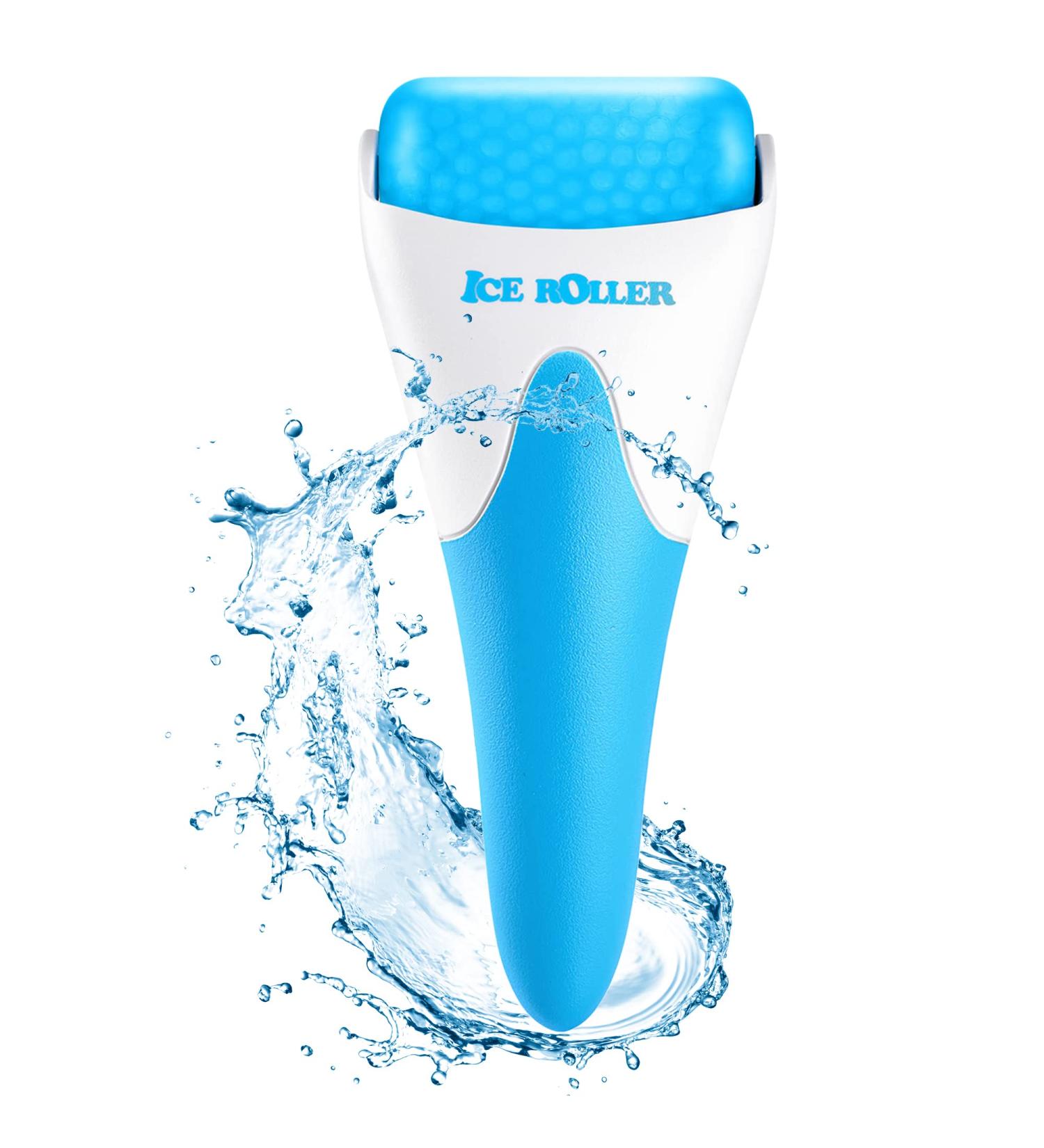 Jecrim Ice Roller for Face and Body - Tighten Pores, Reduce Puffiness & Tone Skin - Anti-Aging Beauty Care Tool for Wrinkles - Blue - Buy Online on SooperMarket.com