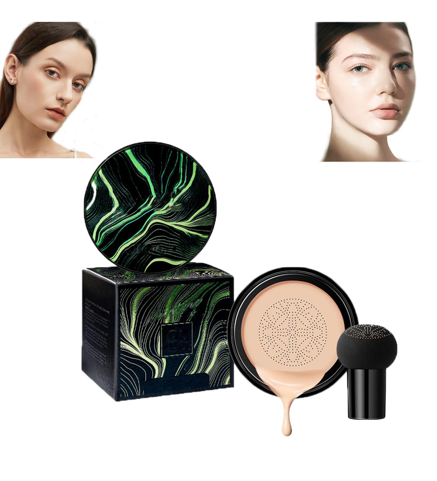 Air Cushion CC Cream 2024 New Mushroom Head Air Cushion CC Cream Air Cushion CC Cream Mushroom Head Mushroom Head CC Cream Foundation Long-Lasting Waterpro of Matte Moisturizing Concealer (Ivory 15g) Ivory 15g - Buy Online on SooperMarket.com