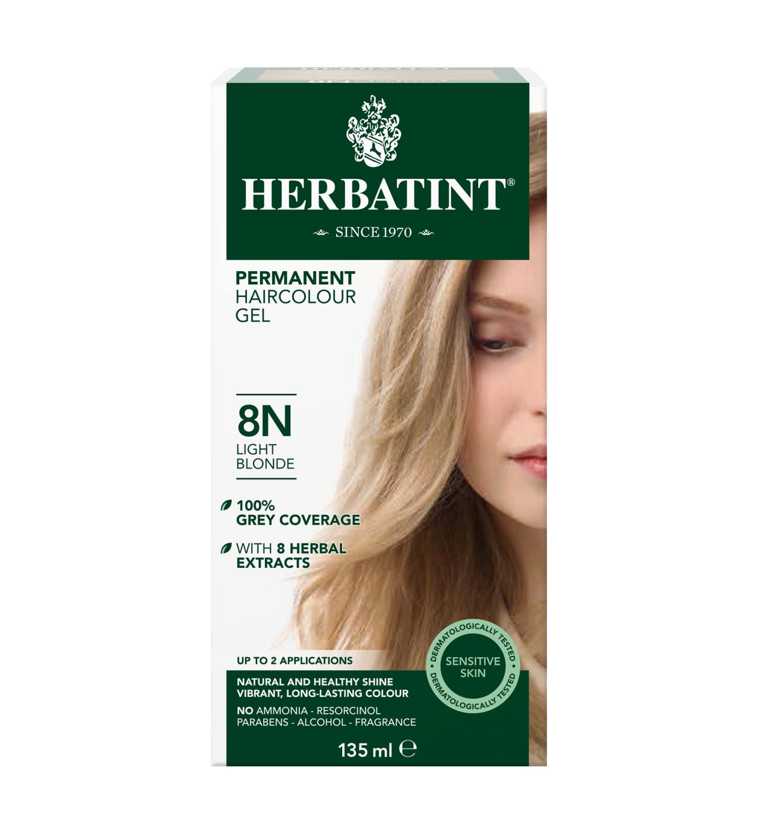 HERBATINT 8N Light Blonde Permanent Hair Colour - 4 OZ | Eco-Friendly Hair Dye for International Shipping - Buy Online on SooperMarket.com