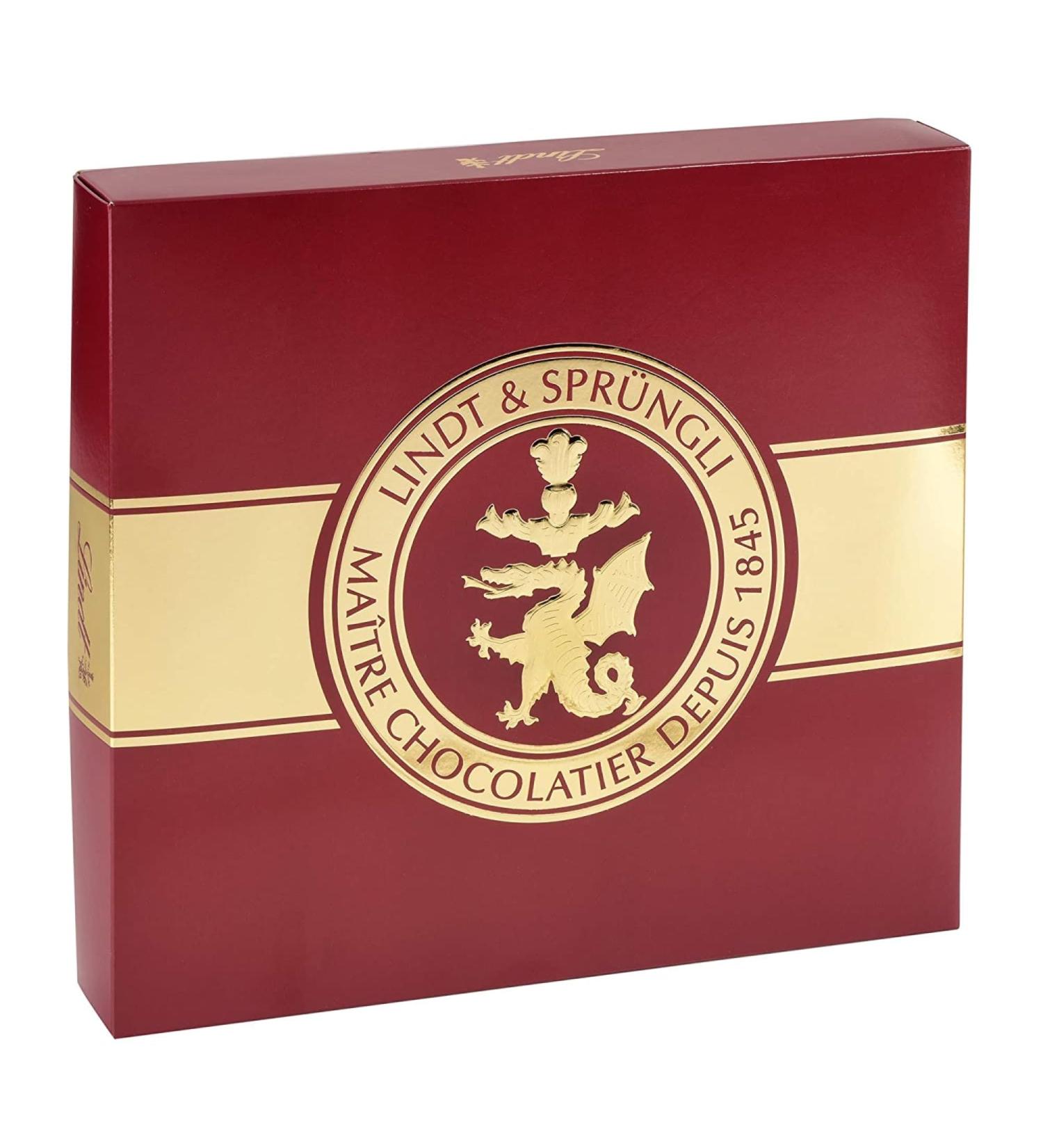 Buy Lindt Lindor Deluxe Box | 1350g | 108 Chocolates | Milk Dark Hazelnut White Pistachio | Perfect Praline Gift | International Shipping Available - Buy Online on SooperMarket.com