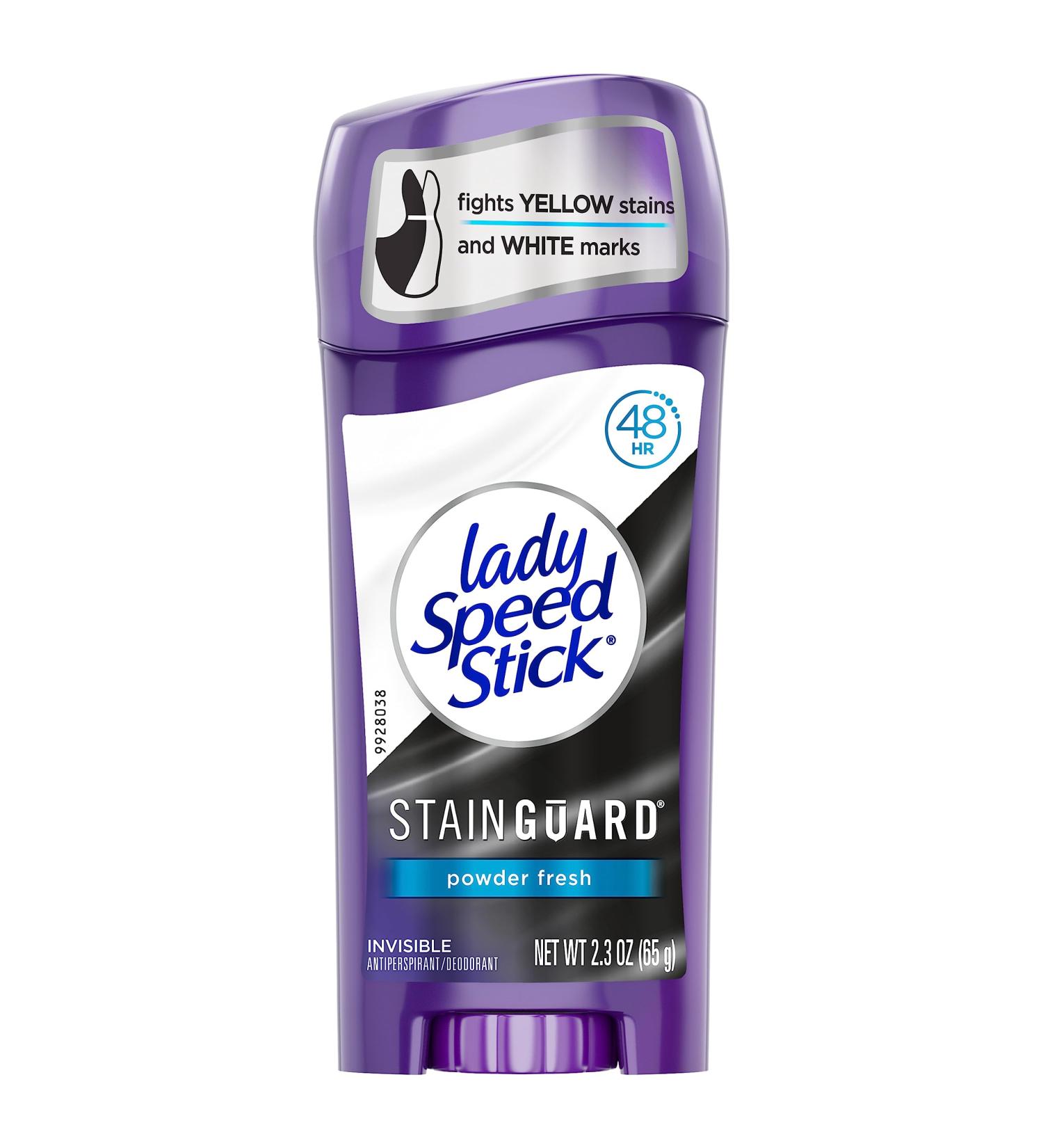 Lady Speed Stick Stainguard Antiperspirant Deodorant Powder Fresh 2.3 oz 4 Pack Powder Fresh 3.45 Ounce (Pack of 4) - Buy Online on SooperMarket.com