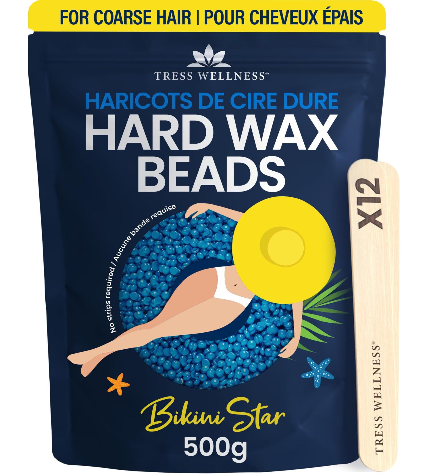 Tress Wellness Hard wax beads - For sensitive skin - Bikini Star Seakissed 540 g (Pack of 1) - Buy Online on SooperMarket.com