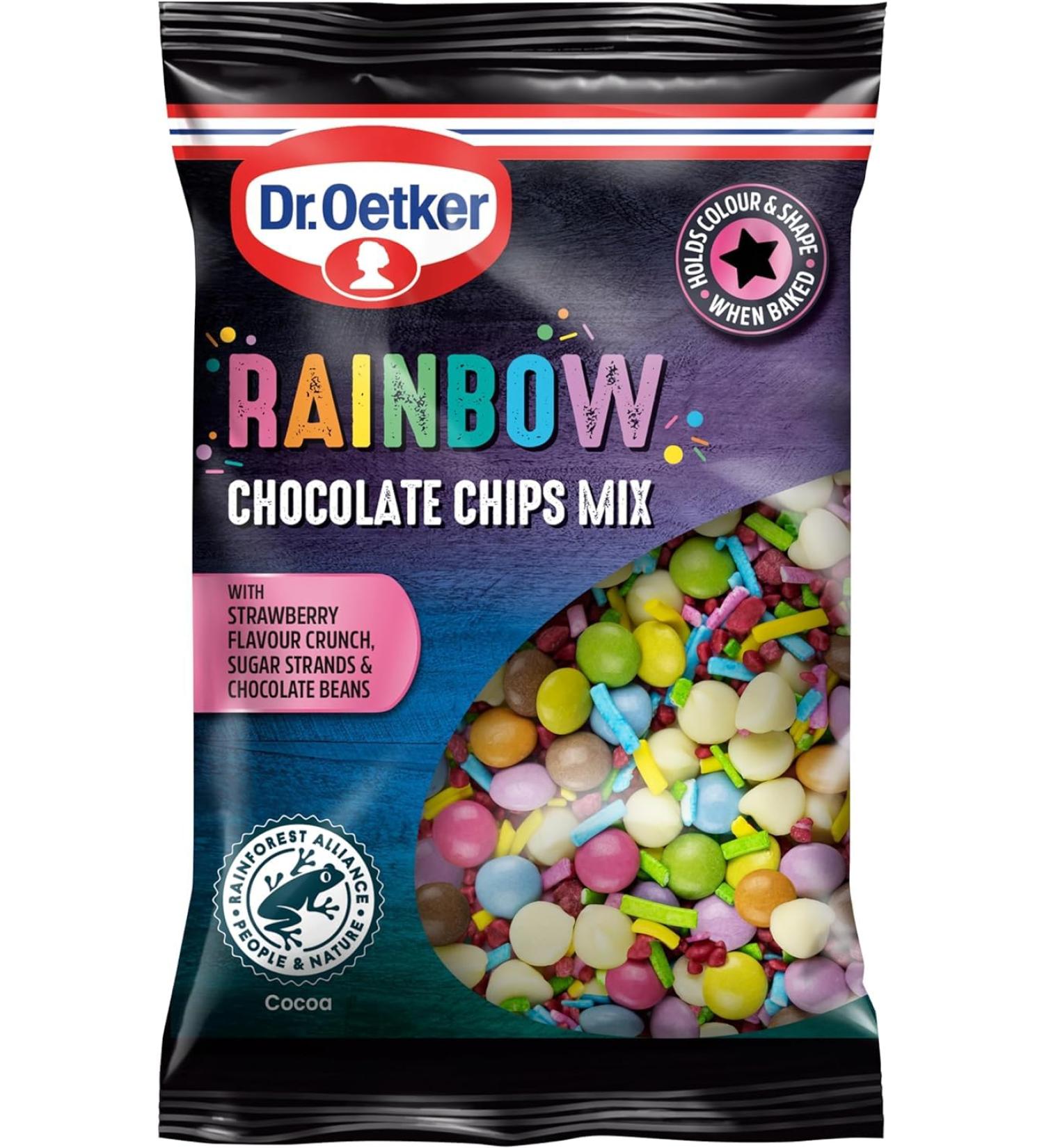 Dr. Oetker Rainbow Chocolate Chips Mix 90g
