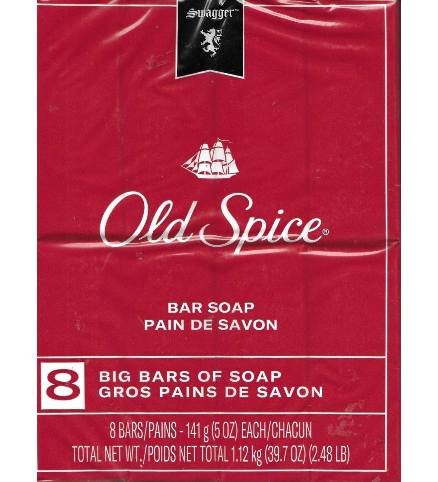 Old Spice Red Collection Swagger Scent Men's Bar Soap - 8 Bars, 5 oz each - Buy Online on SooperMarket.com