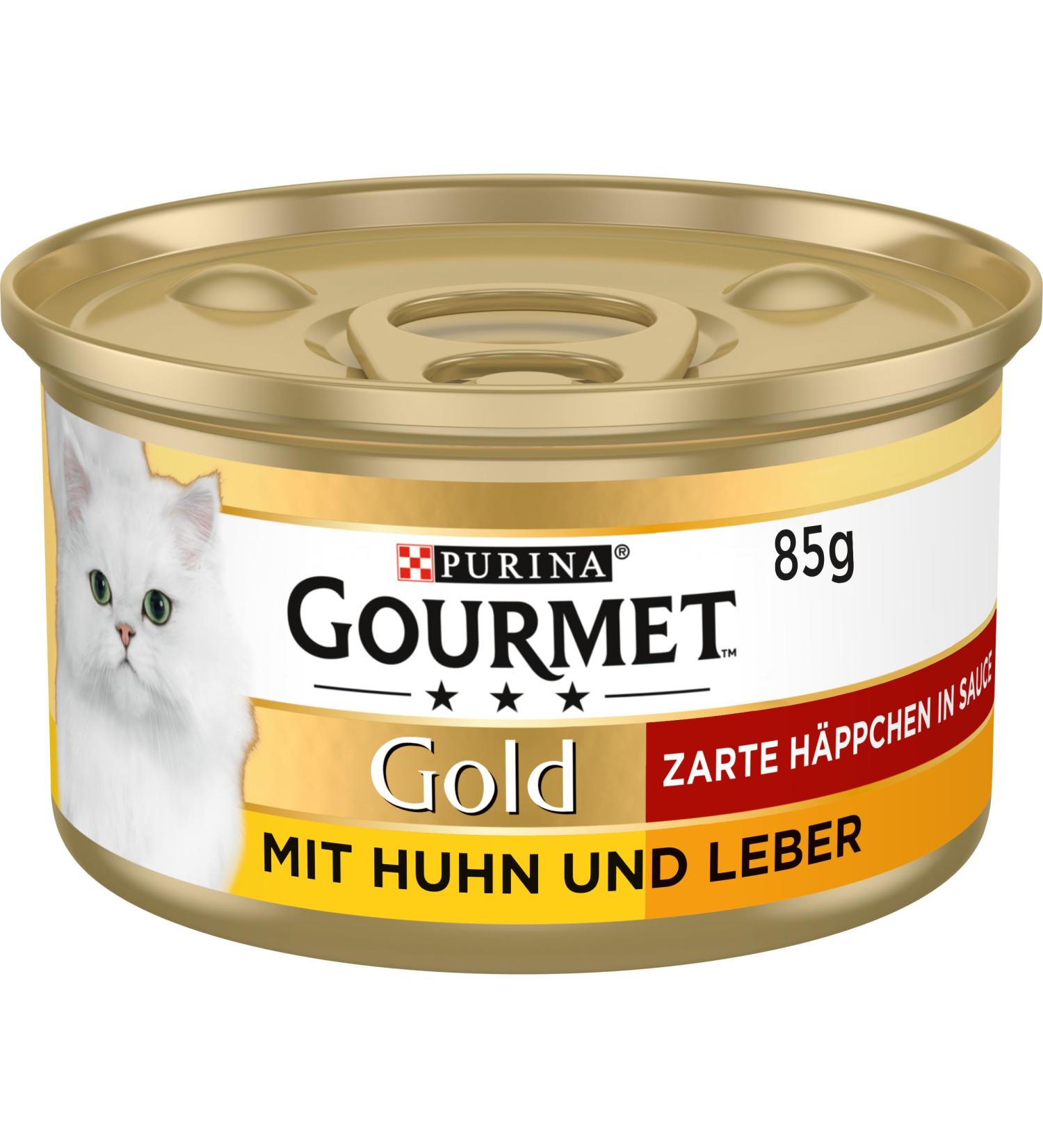 PURINA GOURMET Gold Tender Bites Wet Cat Food with Chicken & Liver - Pack of 12 (85g each) | International Shipping - Buy Online on SooperMarket.com