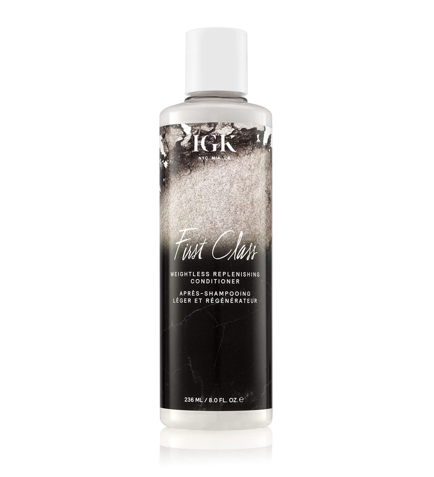 IGK FIRST CLASS Weightless Replenishing Conditioner - 8 Fl Oz | Nourish & Hydrate Hair | International Shipping Available - Buy Online on SooperMarket.com