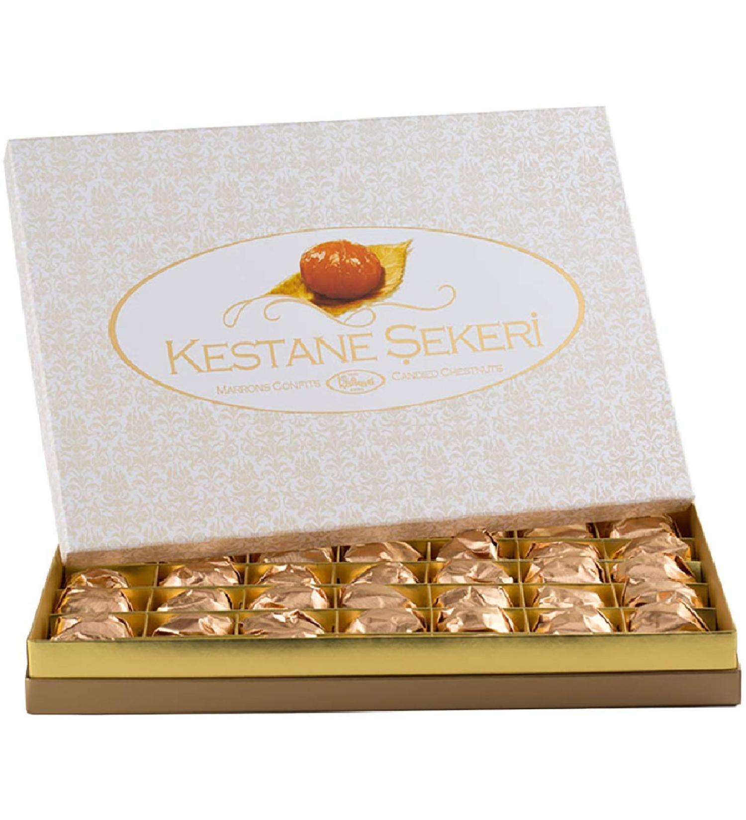 KAFKAS Chestnut Candy Fantasy 32 Pcs 1000g Premium Gift Box - Perfect Holiday and Birthday Treat for Him & Her - Buy Online on SooperMarket.com