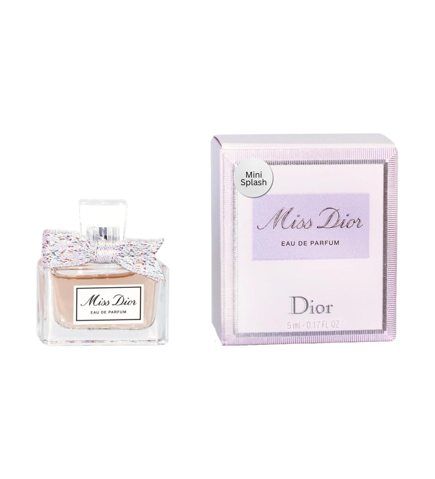 Miss Dior Eau de Parfum Mini Splash for Women 0.17 Ounce - Buy Online on SooperMarket.com